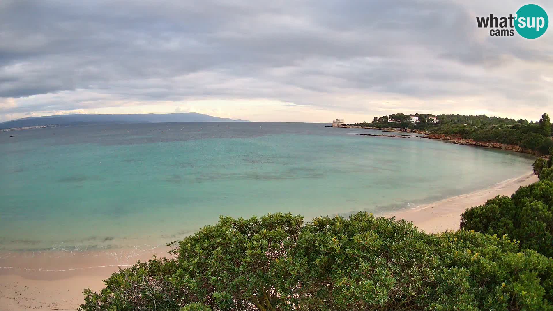Web kamera plaža Lazzaretto | Alghero | Sardinija