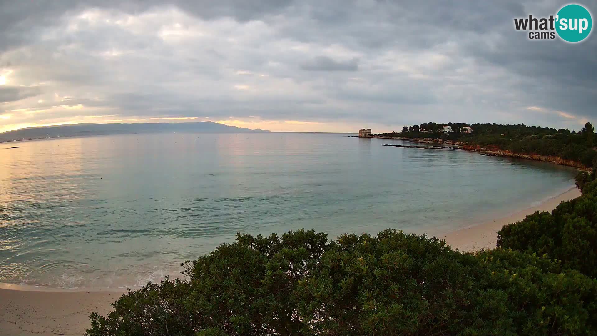 Kamera plaža Lazzaretto | Alghero | Sardinija