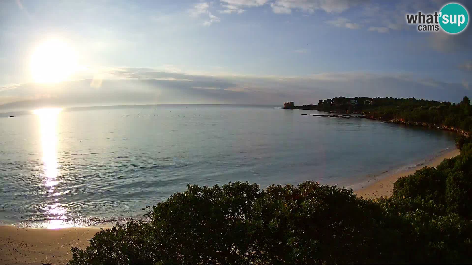 Plage Lazzaretto livecam | Alghero | Sardaigne