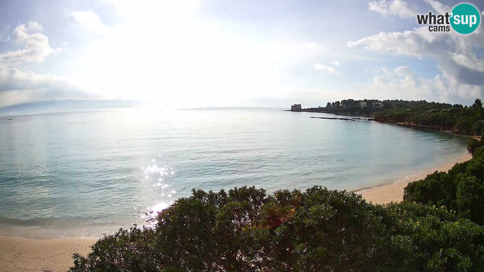 Webcam Lazzaretto Strand | Alghero | Sardinien