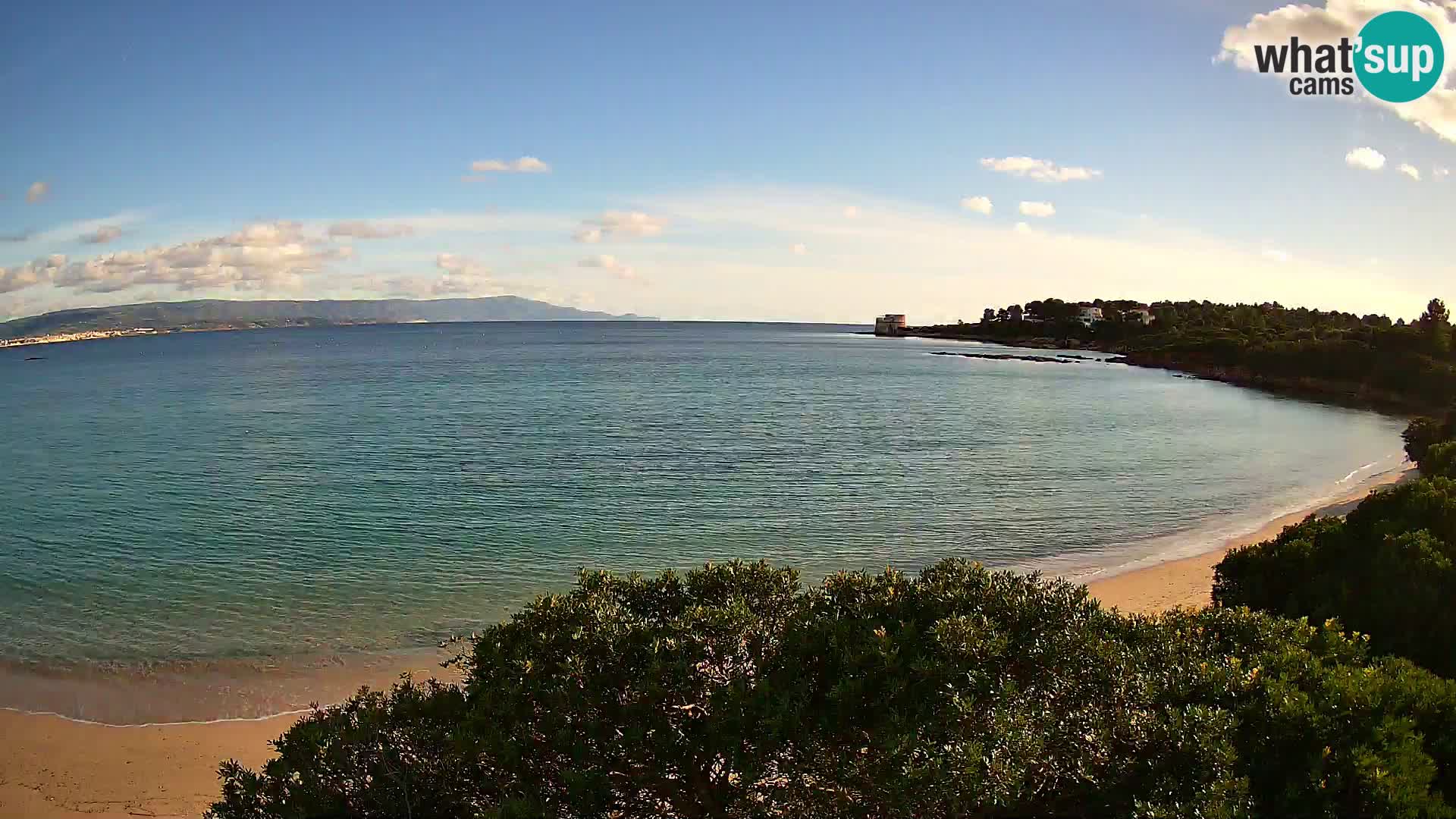 Web kamera plaža Lazzaretto | Alghero | Sardinija