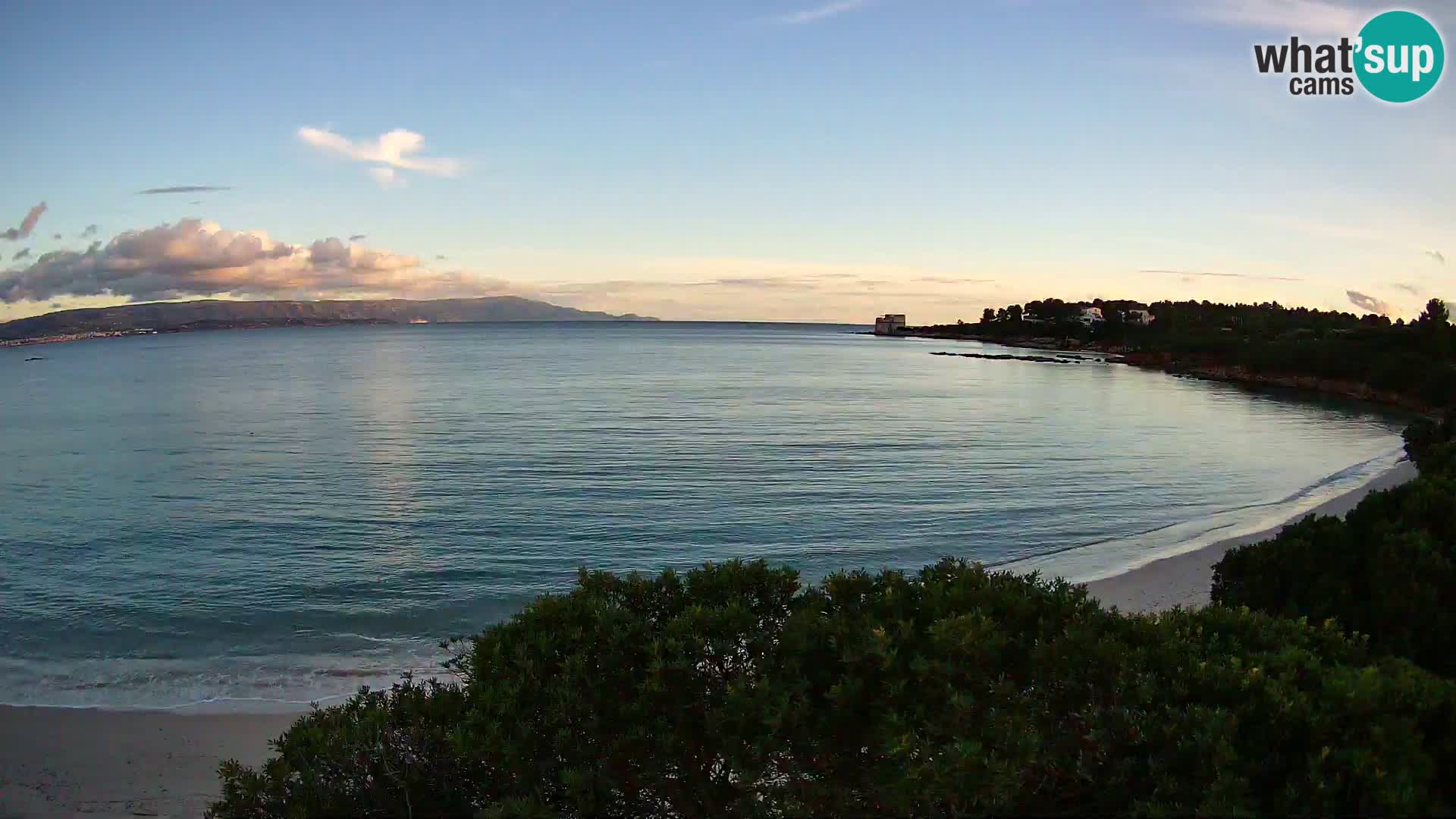 Web kamera plaža Lazzaretto | Alghero | Sardinija
