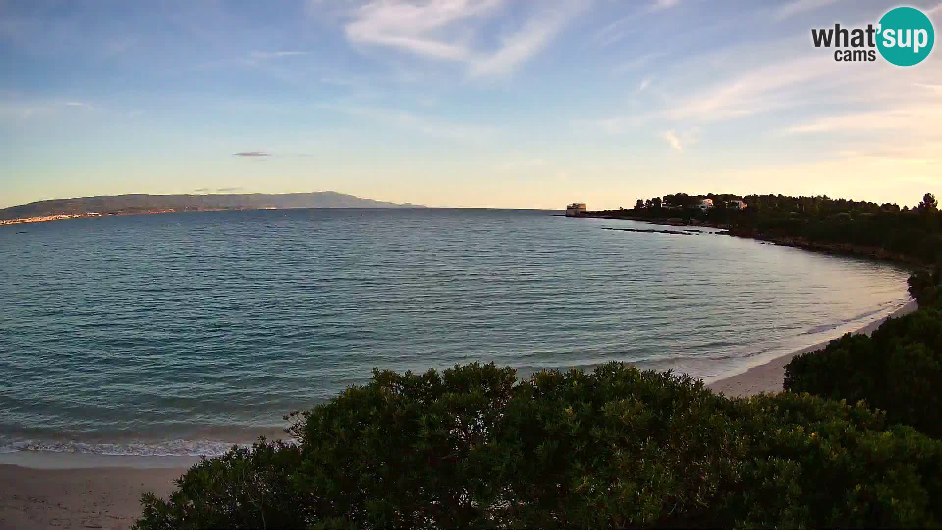 Plage Lazzaretto livecam | Alghero | Sardaigne