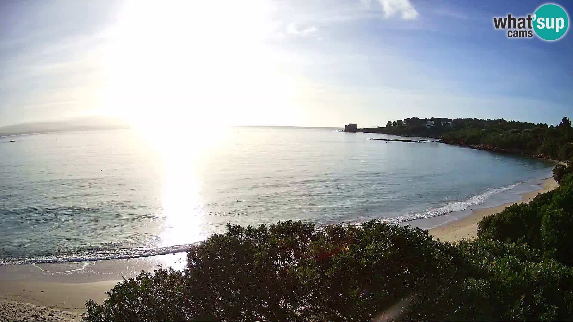Webcam Lazzaretto beach | Alghero | Sardinia