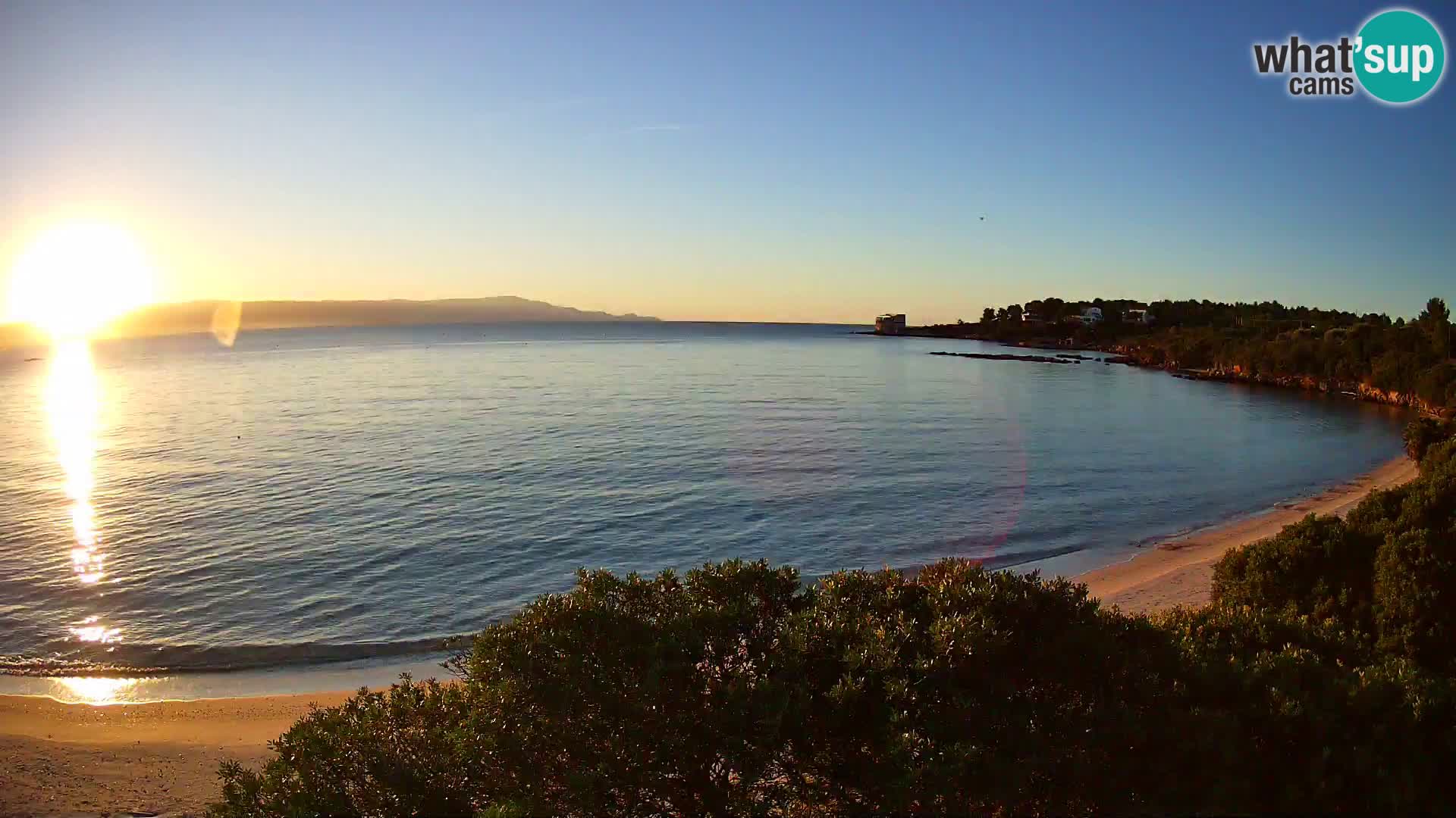 Webcam Lazzaretto Strand | Alghero | Sardinien