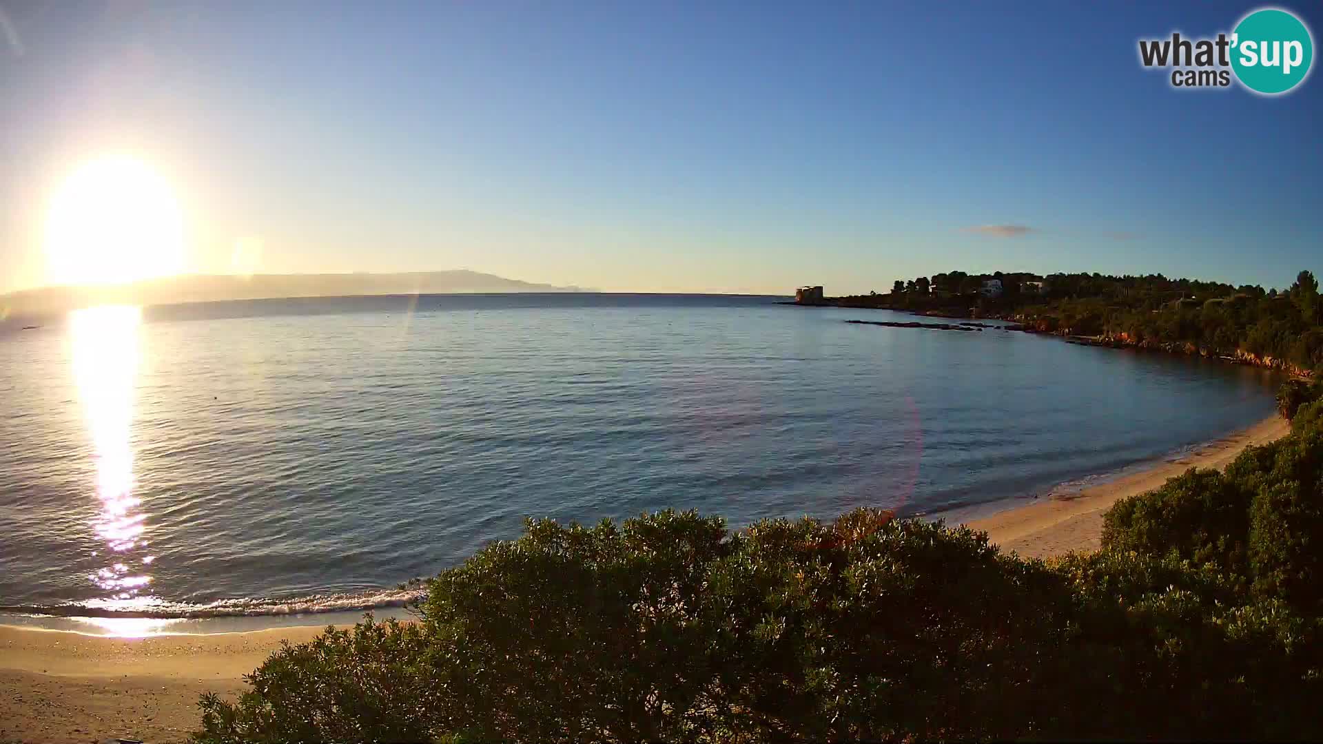 Kamera plaža Lazzaretto | Alghero | Sardinija