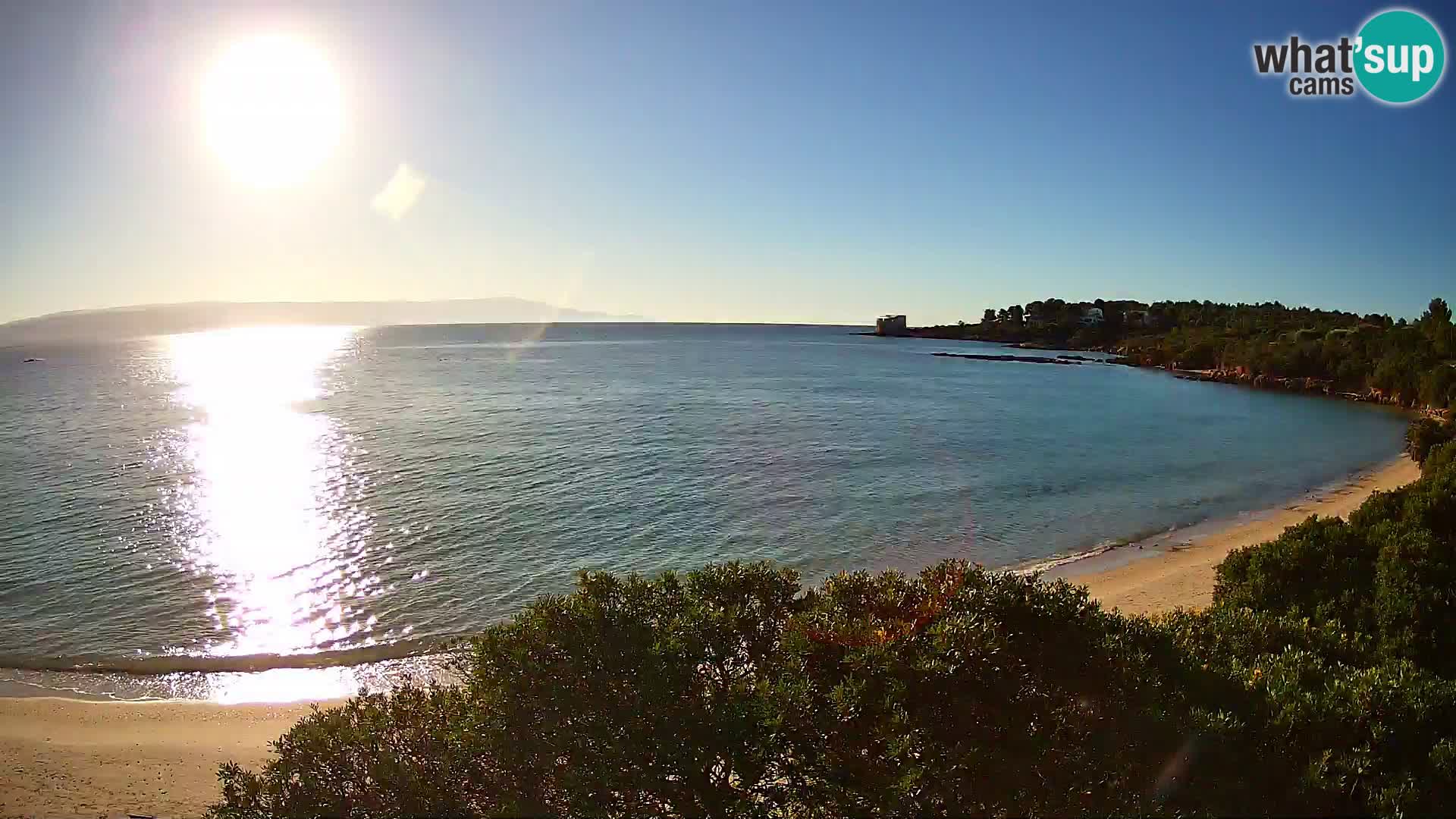 Webcam Lazzaretto Strand | Alghero | Sardinien