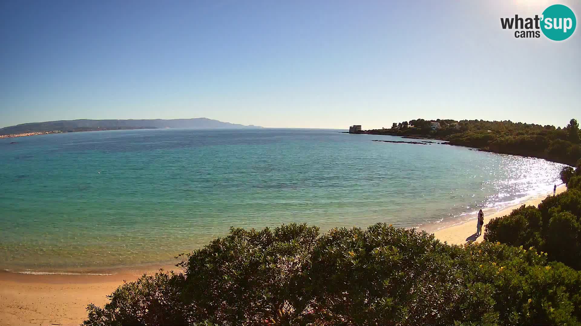 Plage Lazzaretto livecam | Alghero | Sardaigne