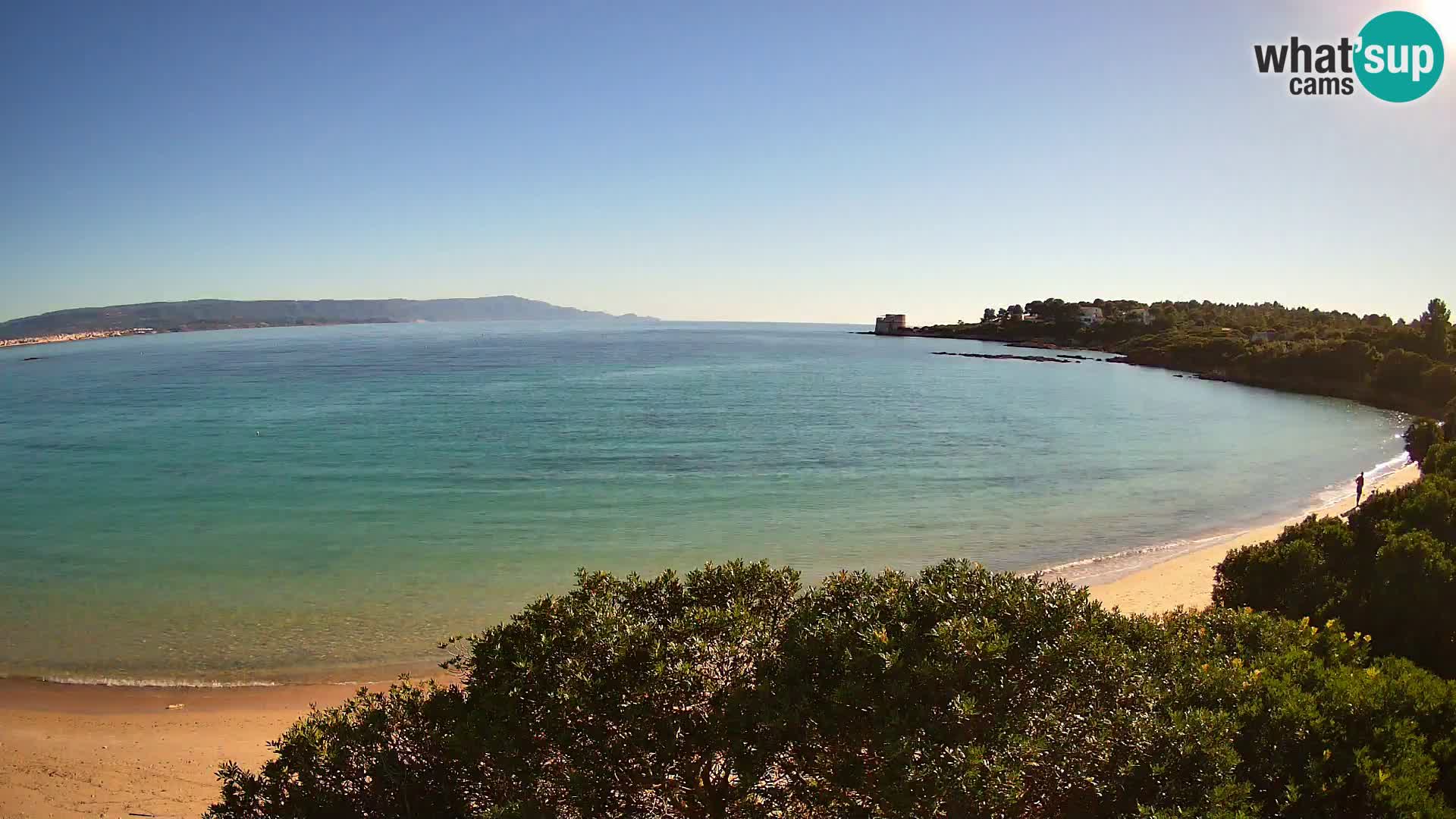 Webcam Lazzaretto Strand | Alghero | Sardinien