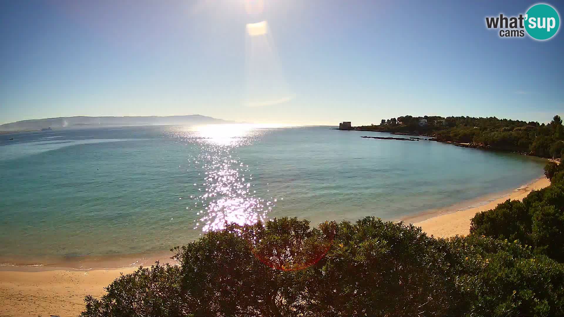 Plage Lazzaretto livecam | Alghero | Sardaigne