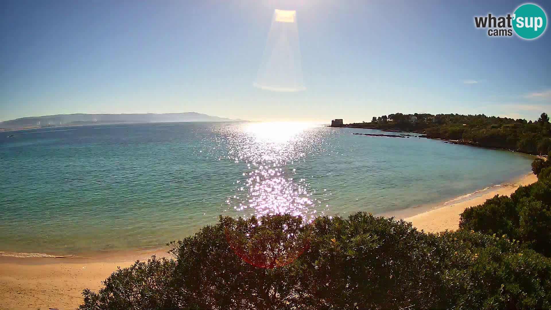 Plage Lazzaretto livecam | Alghero | Sardaigne