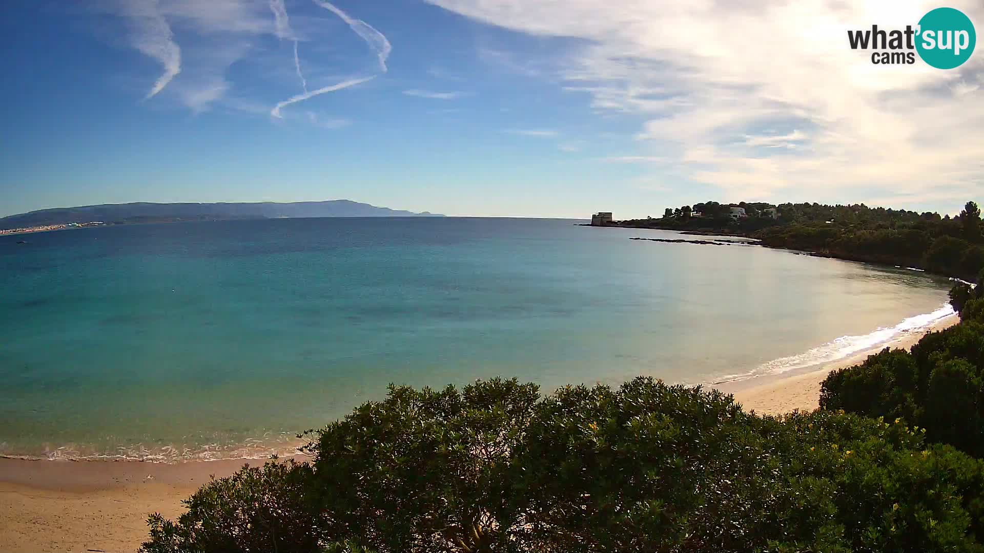 Webcam Lazzaretto beach | Alghero | Sardinia