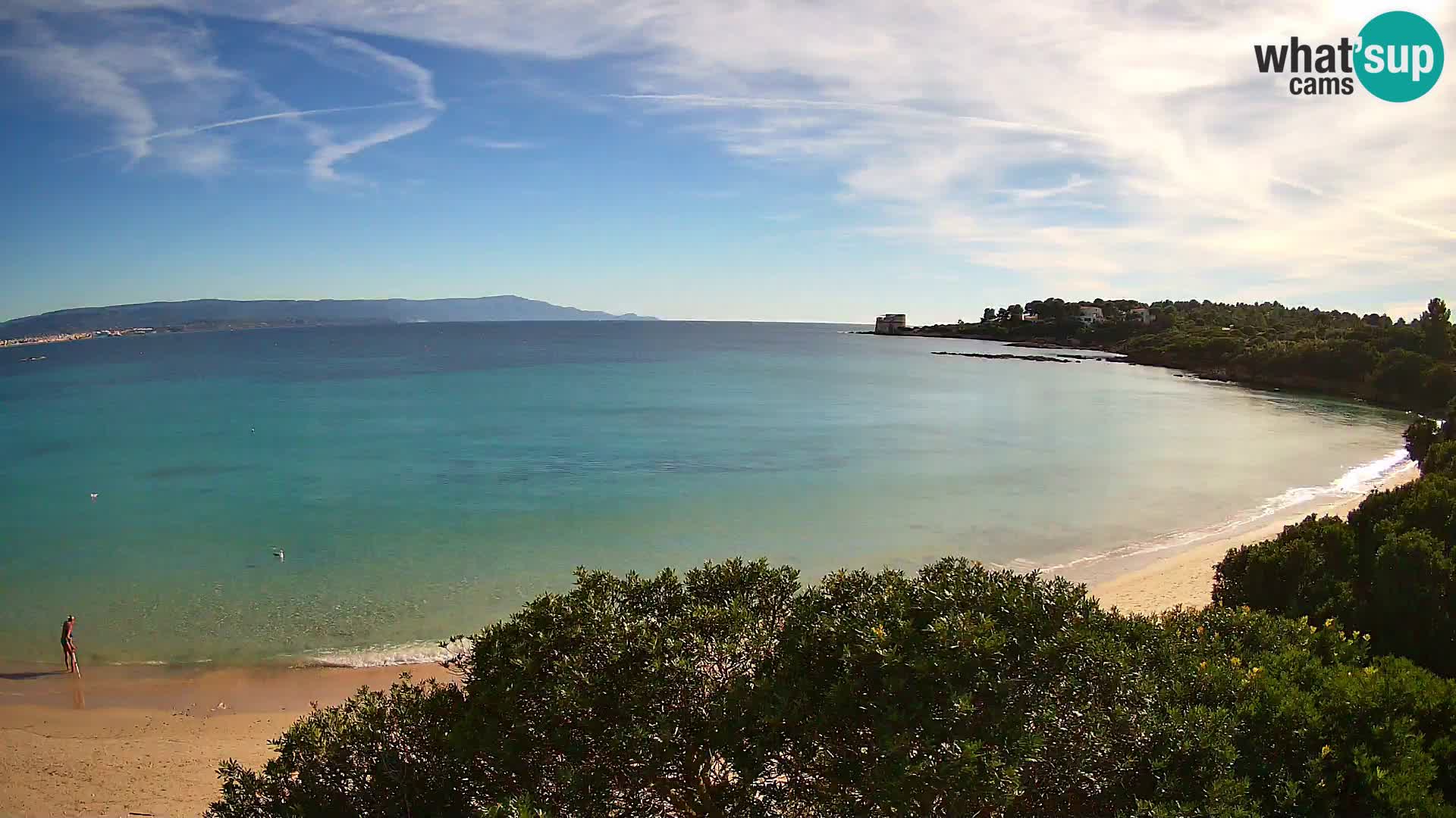Plage Lazzaretto livecam | Alghero | Sardaigne