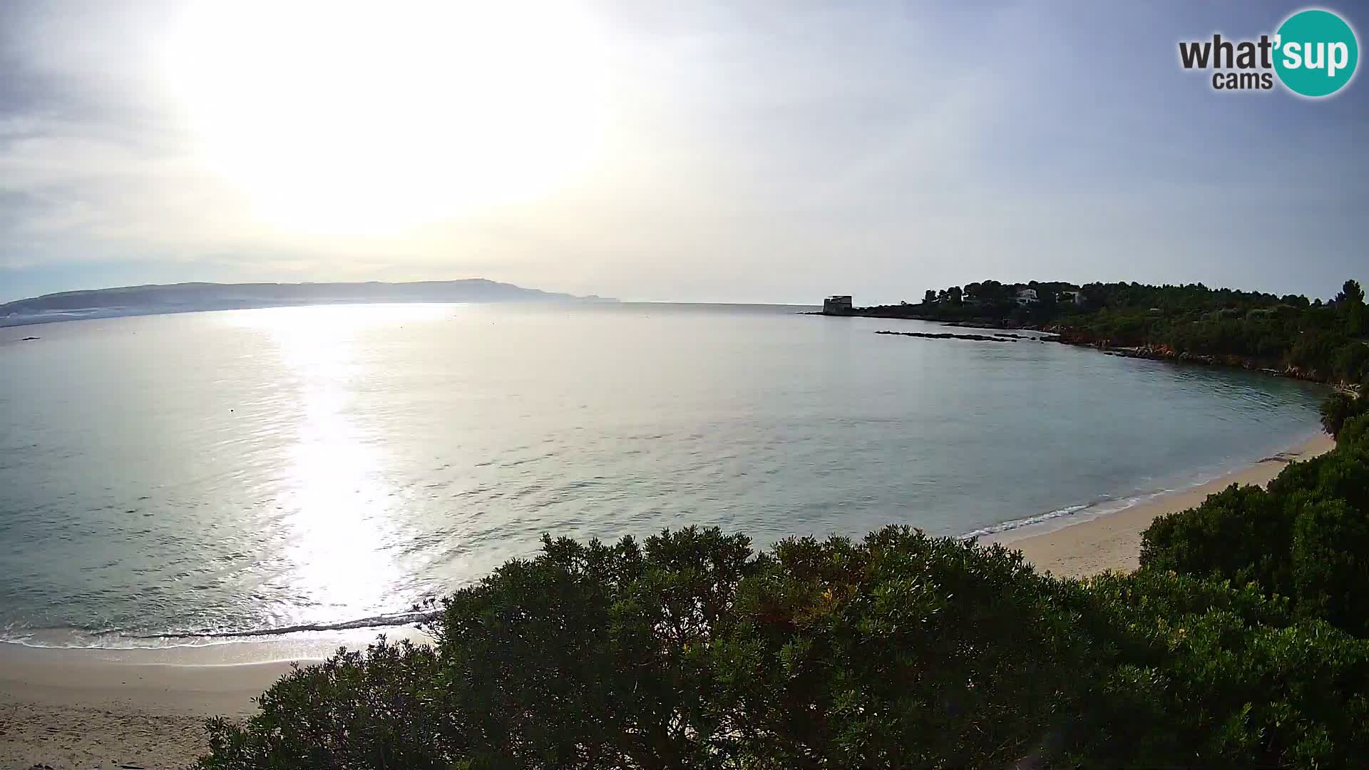 Webcam Lazzaretto Strand | Alghero | Sardinien