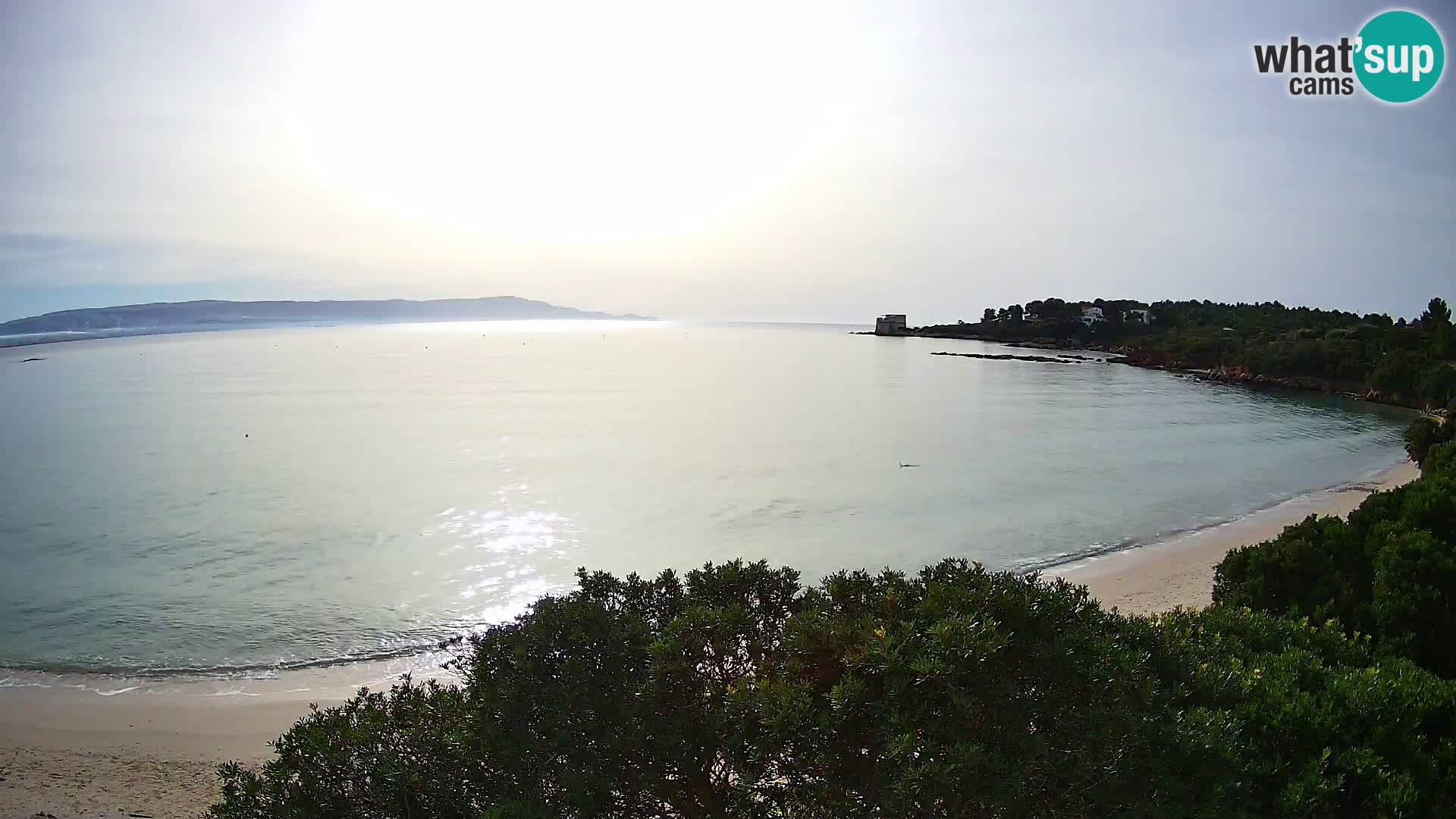 Webcam Lazzaretto beach | Alghero | Sardinia