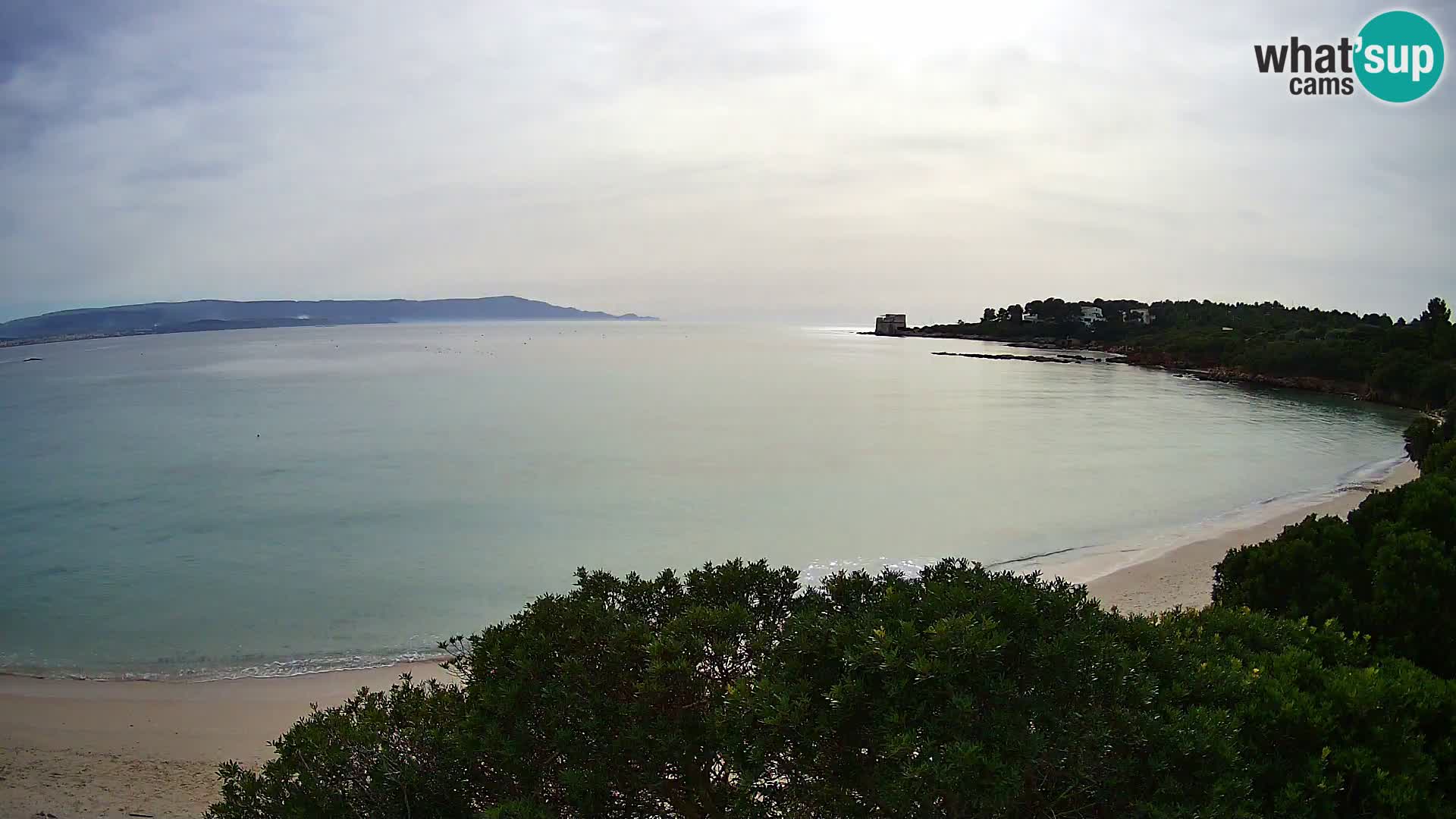 Webcam Lazzaretto Strand | Alghero | Sardinien