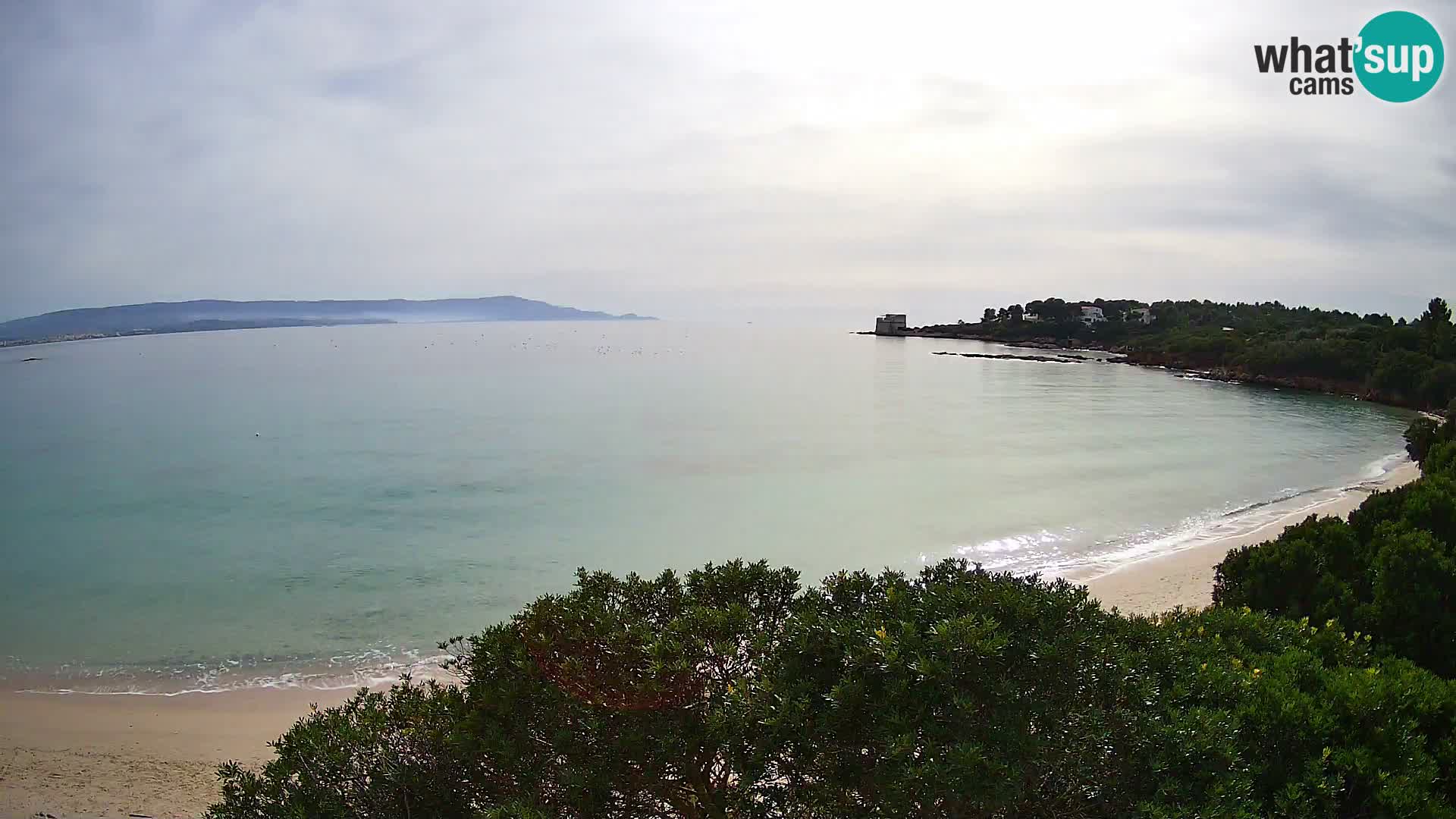 Plage Lazzaretto livecam | Alghero | Sardaigne