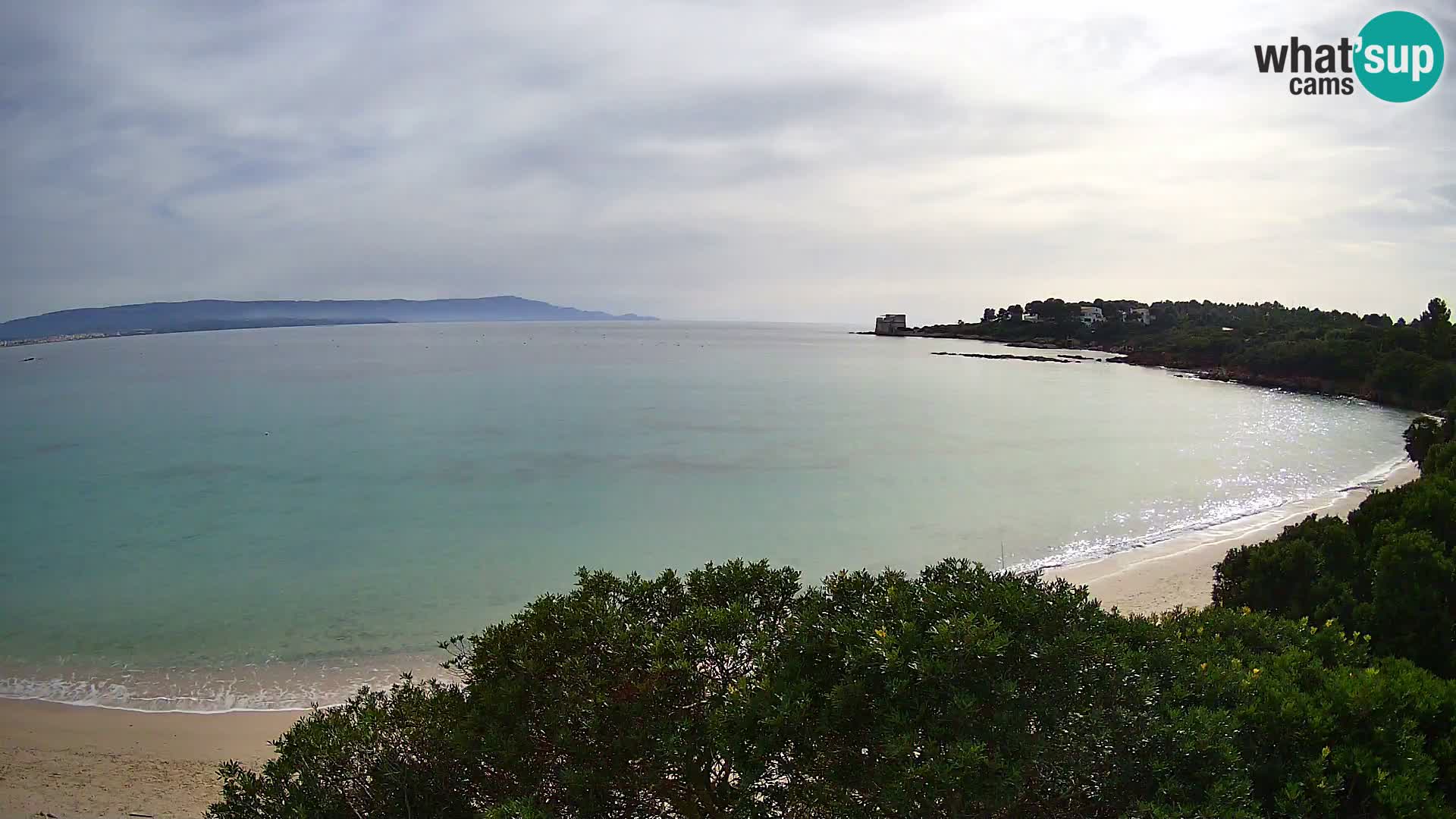 Kamera plaža Lazzaretto | Alghero | Sardinija