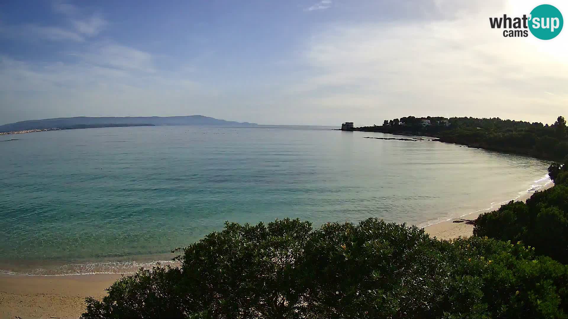 Plage Lazzaretto livecam | Alghero | Sardaigne