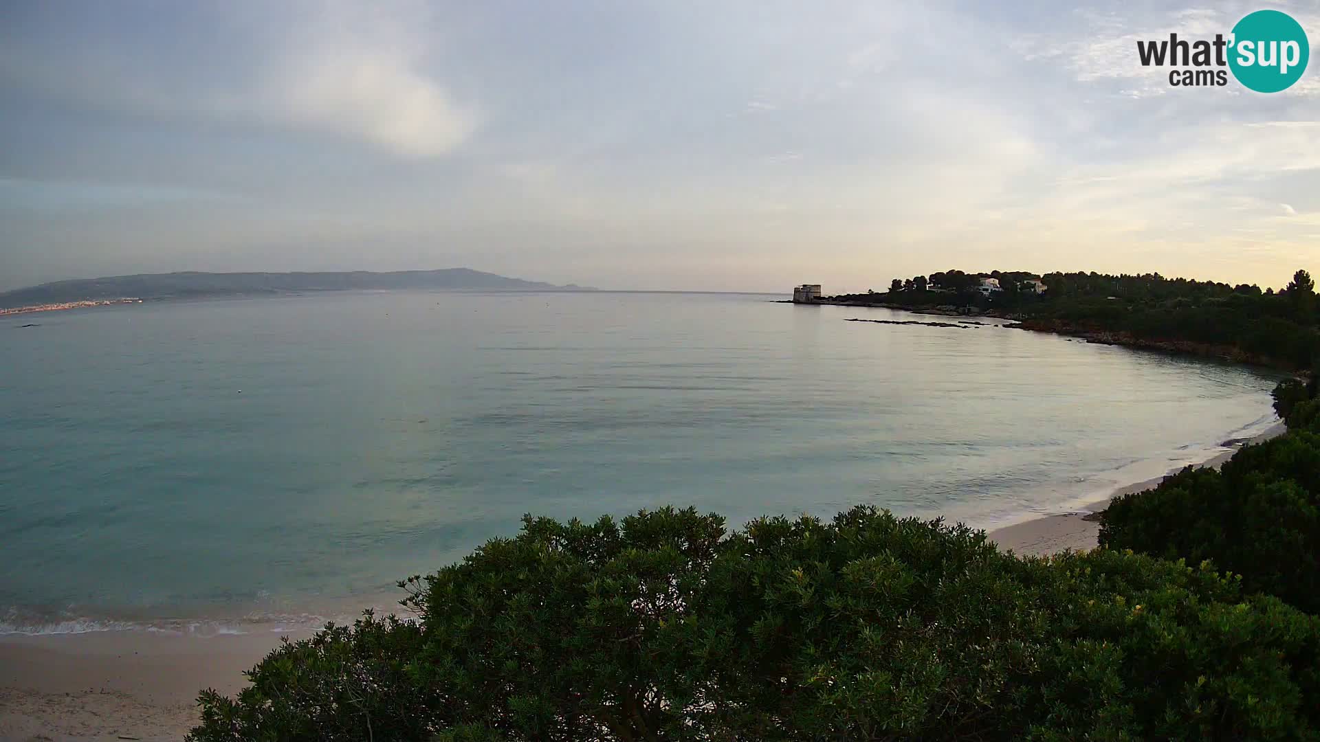 Kamera plaža Lazzaretto | Alghero | Sardinija