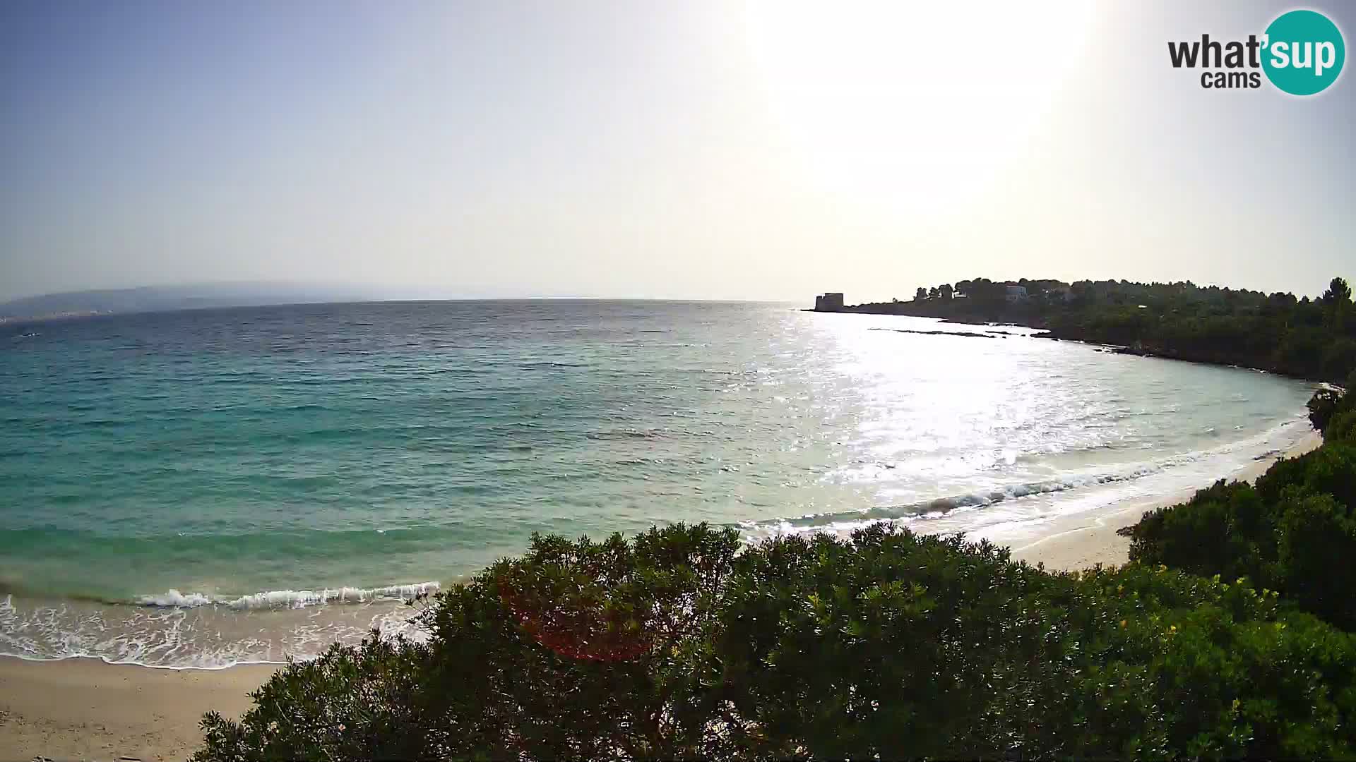 Plage Lazzaretto livecam | Alghero | Sardaigne