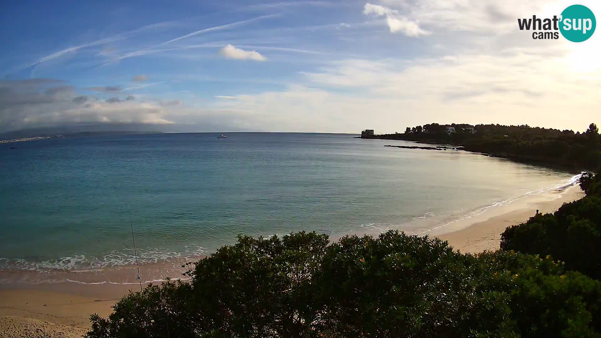 Web kamera plaža Lazzaretto | Alghero | Sardinija