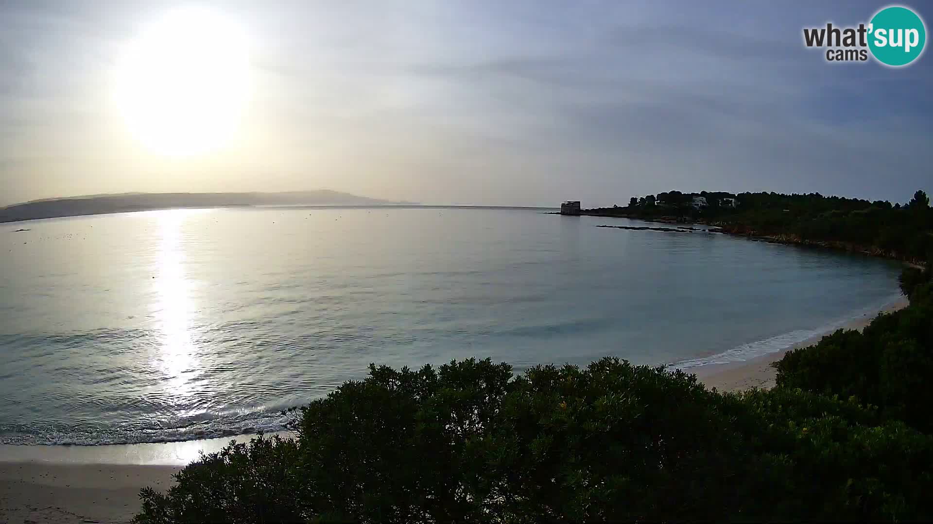 Webcam Lazzaretto Strand | Alghero | Sardinien