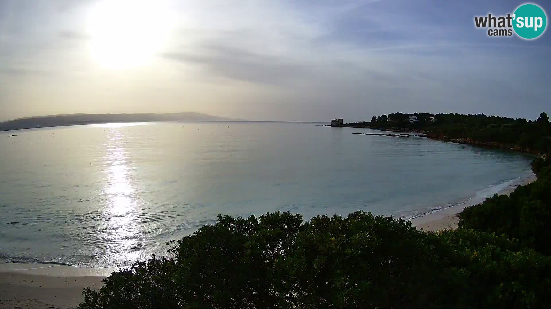 Plage Lazzaretto livecam | Alghero | Sardaigne