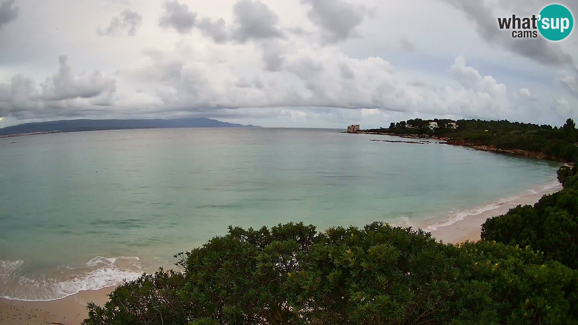 Webcam Lazzaretto beach | Alghero | Sardinia