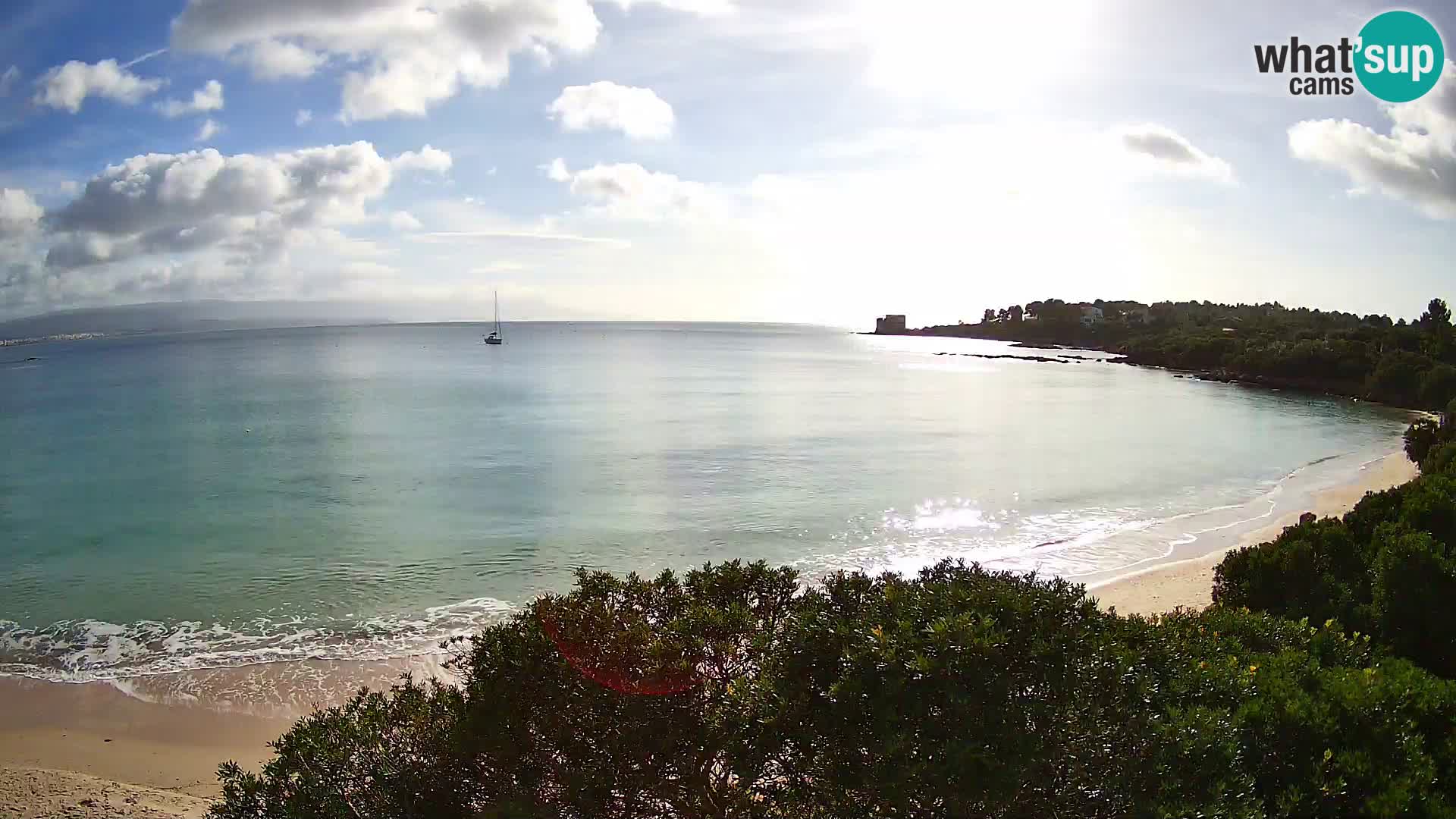 Webcam Lazzaretto Strand | Alghero | Sardinien