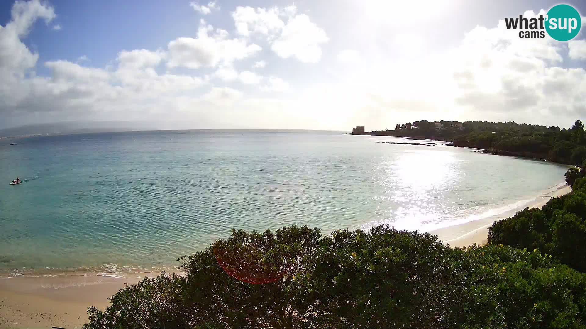 Webcam spiaggia Lazzaretto | Alghero | Sardegna