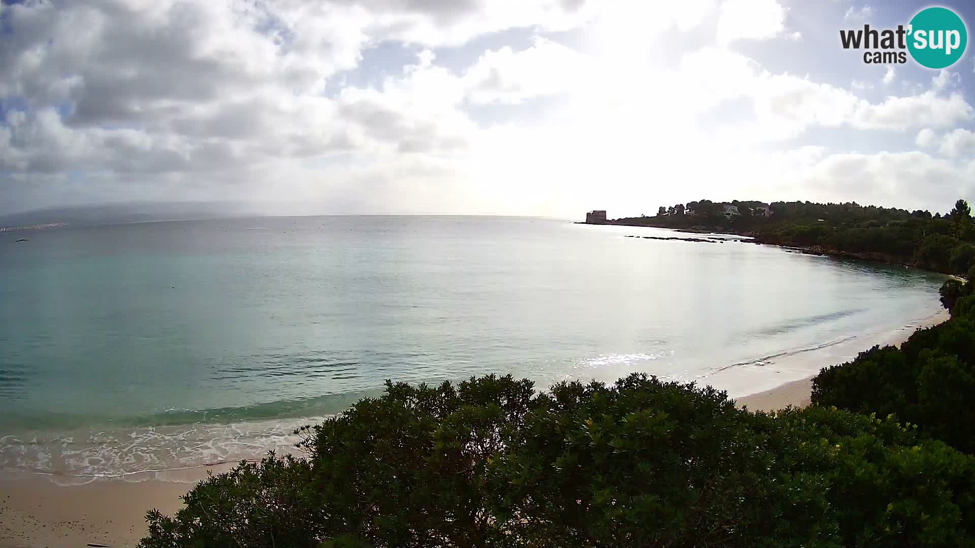 Webcam Lazzaretto beach | Alghero | Sardinia