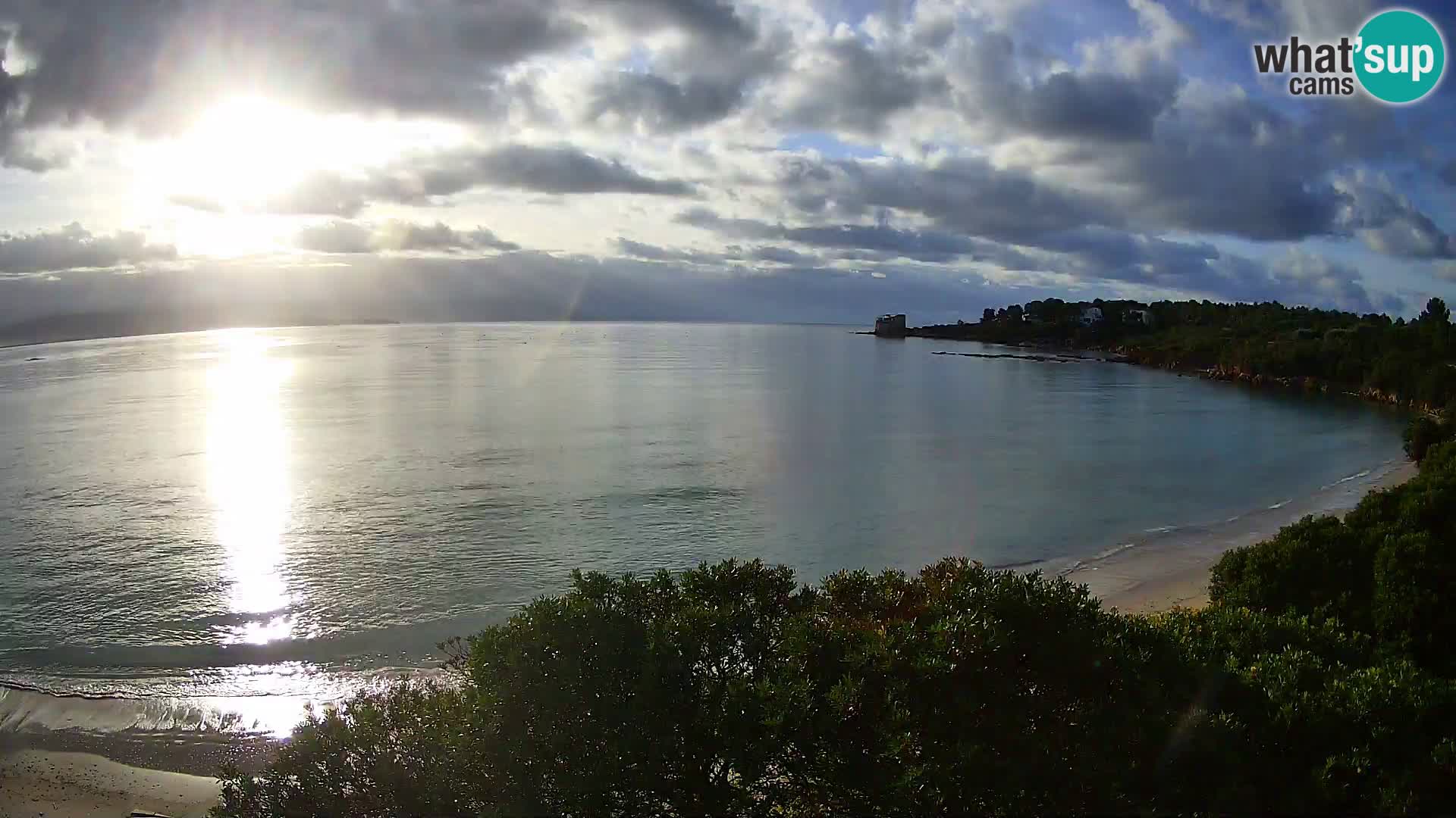 Plage Lazzaretto livecam | Alghero | Sardaigne
