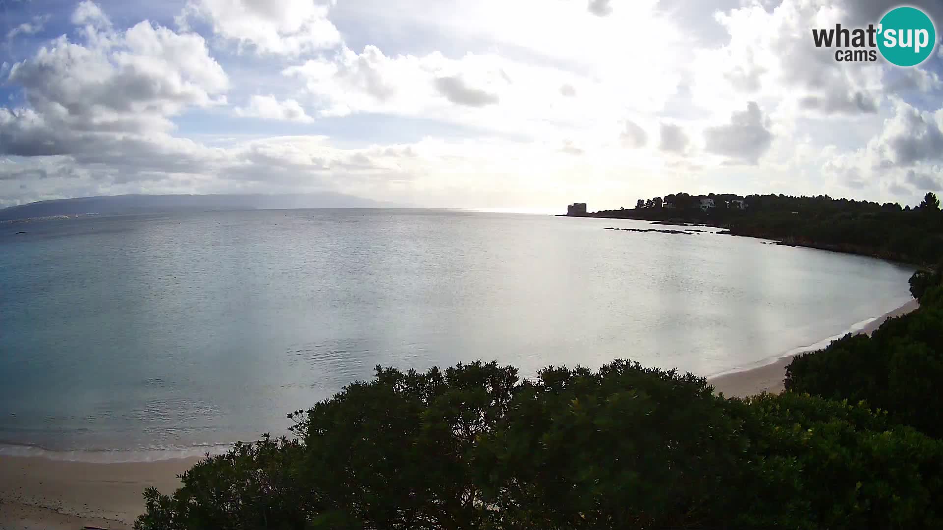 Webcam Lazzaretto beach | Alghero | Sardinia