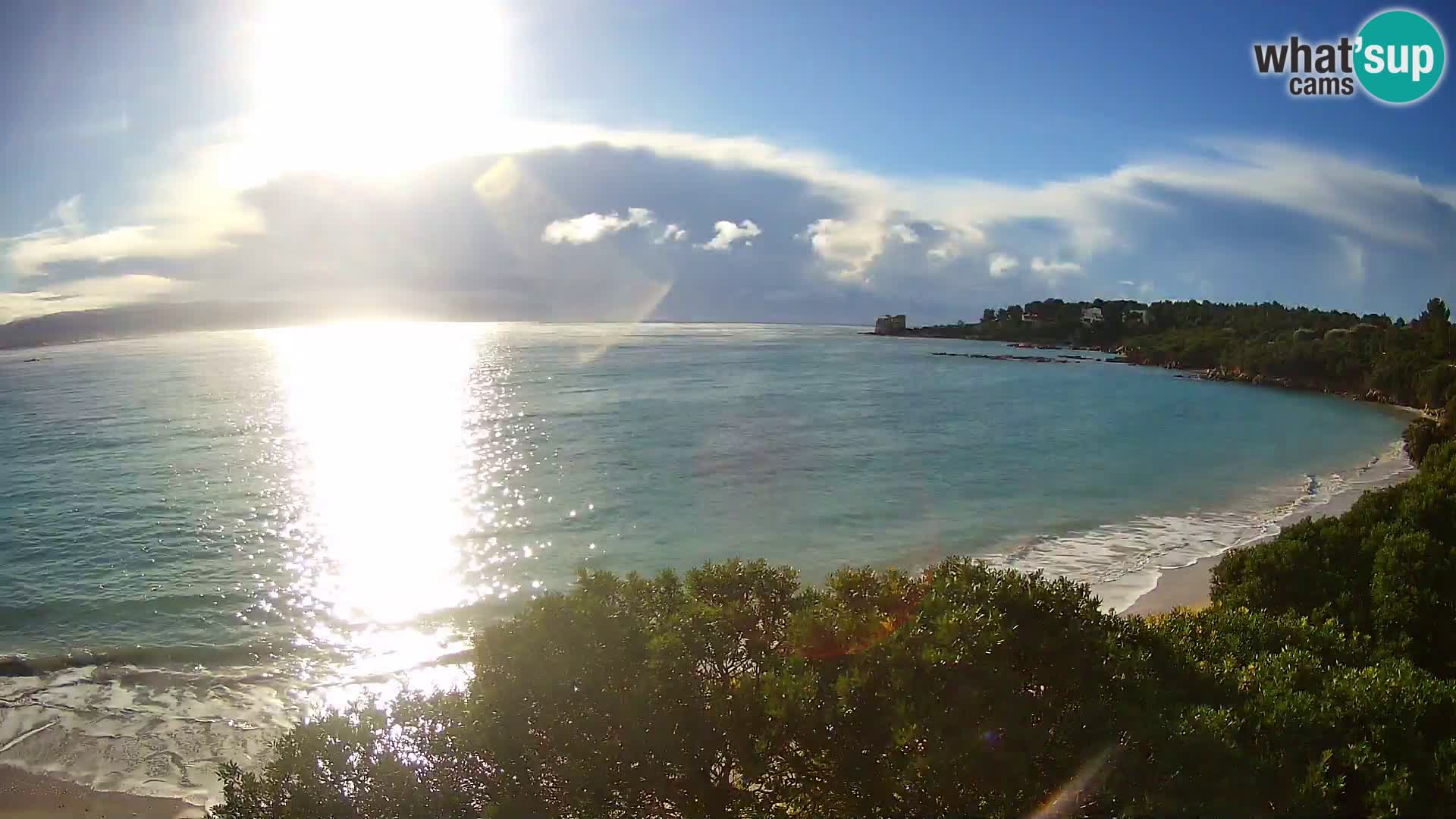 Web kamera plaža Lazzaretto | Alghero | Sardinija