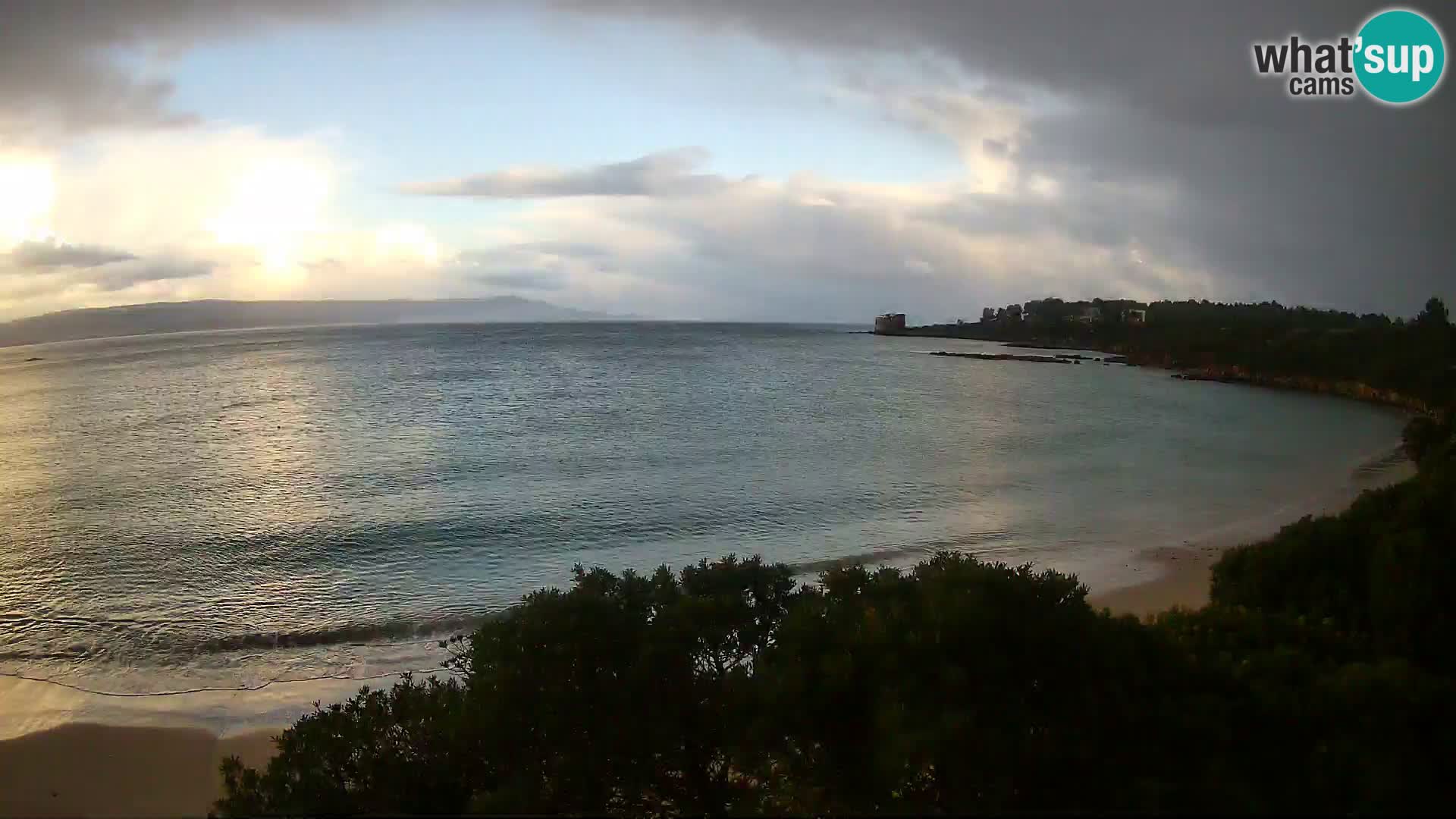 Kamera plaža Lazzaretto | Alghero | Sardinija