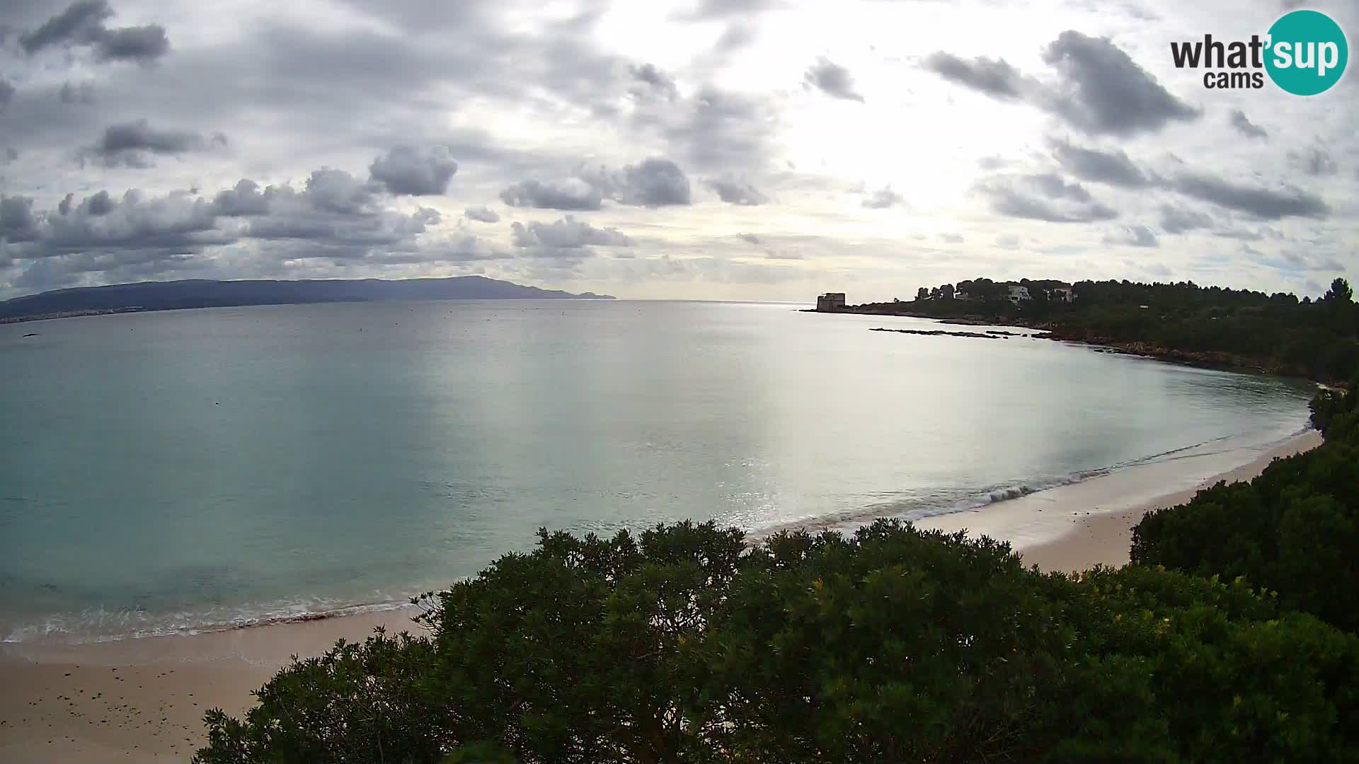 Webcam Lazzaretto Strand | Alghero | Sardinien
