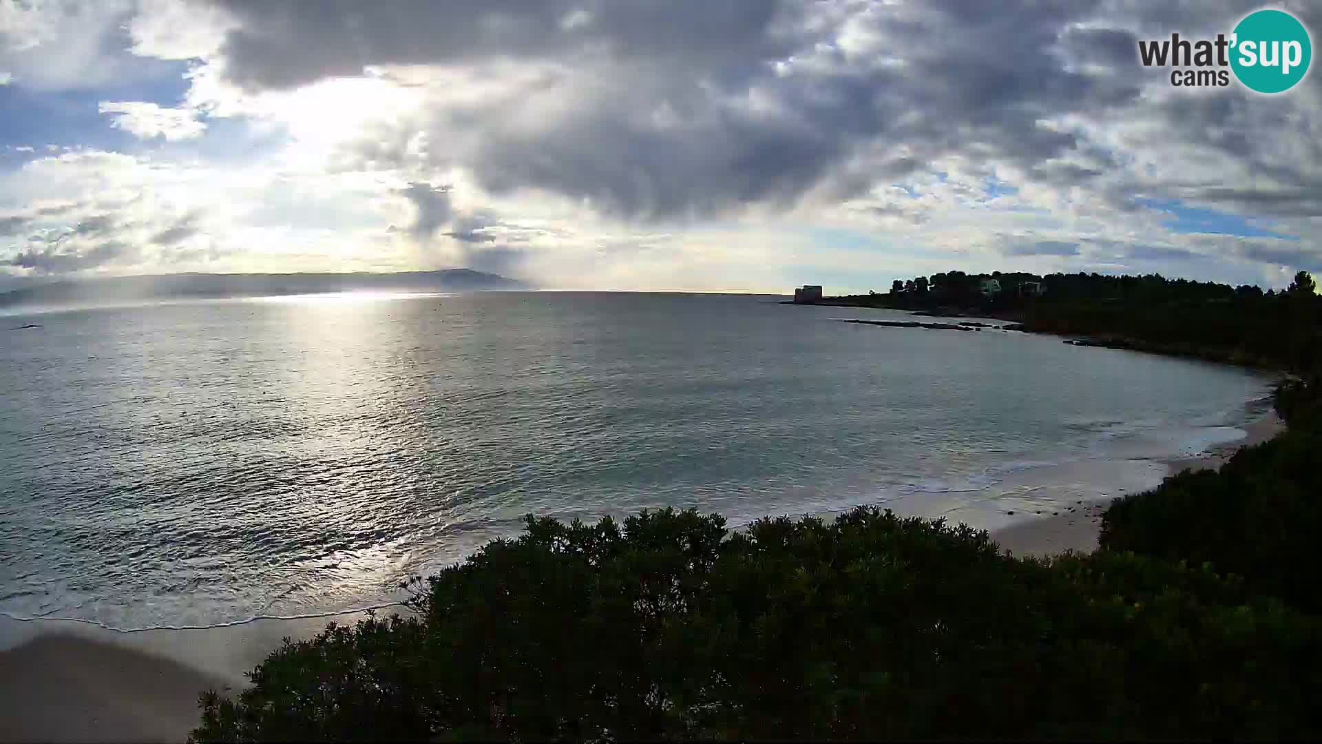 Plage Lazzaretto livecam | Alghero | Sardaigne