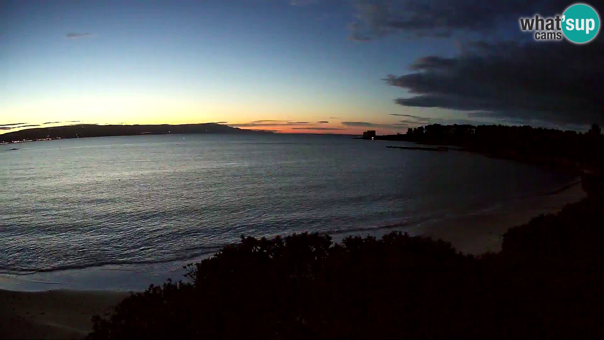 Webcam Lazzaretto Strand | Alghero | Sardinien