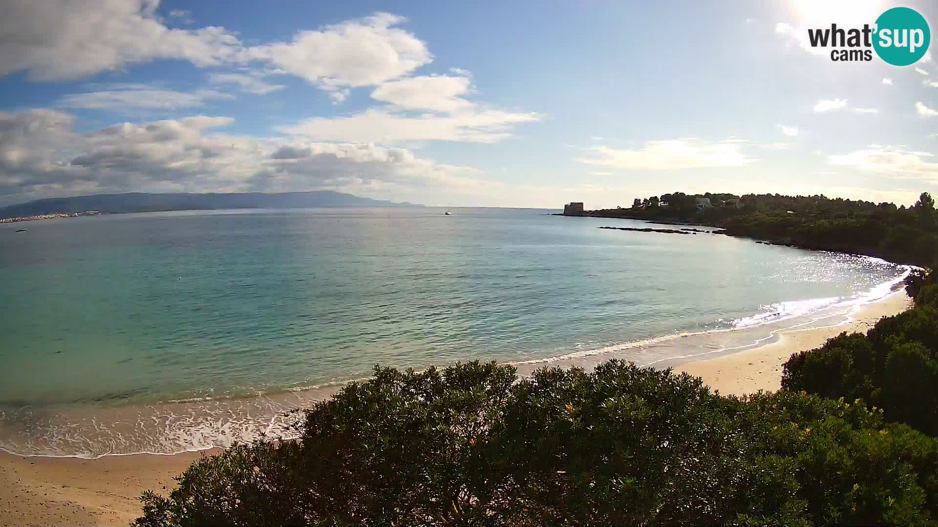 Plage Lazzaretto livecam | Alghero | Sardaigne