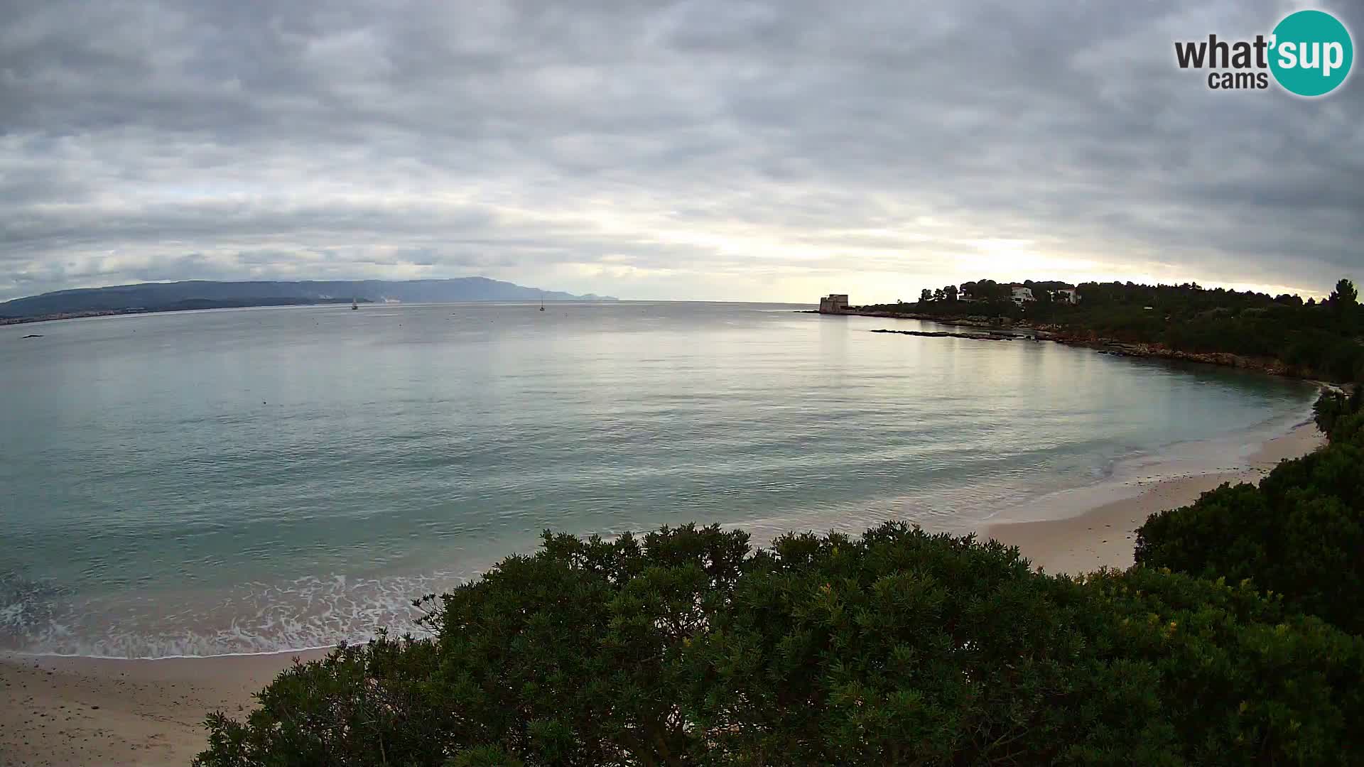 Webcam Lazzaretto beach | Alghero | Sardinia