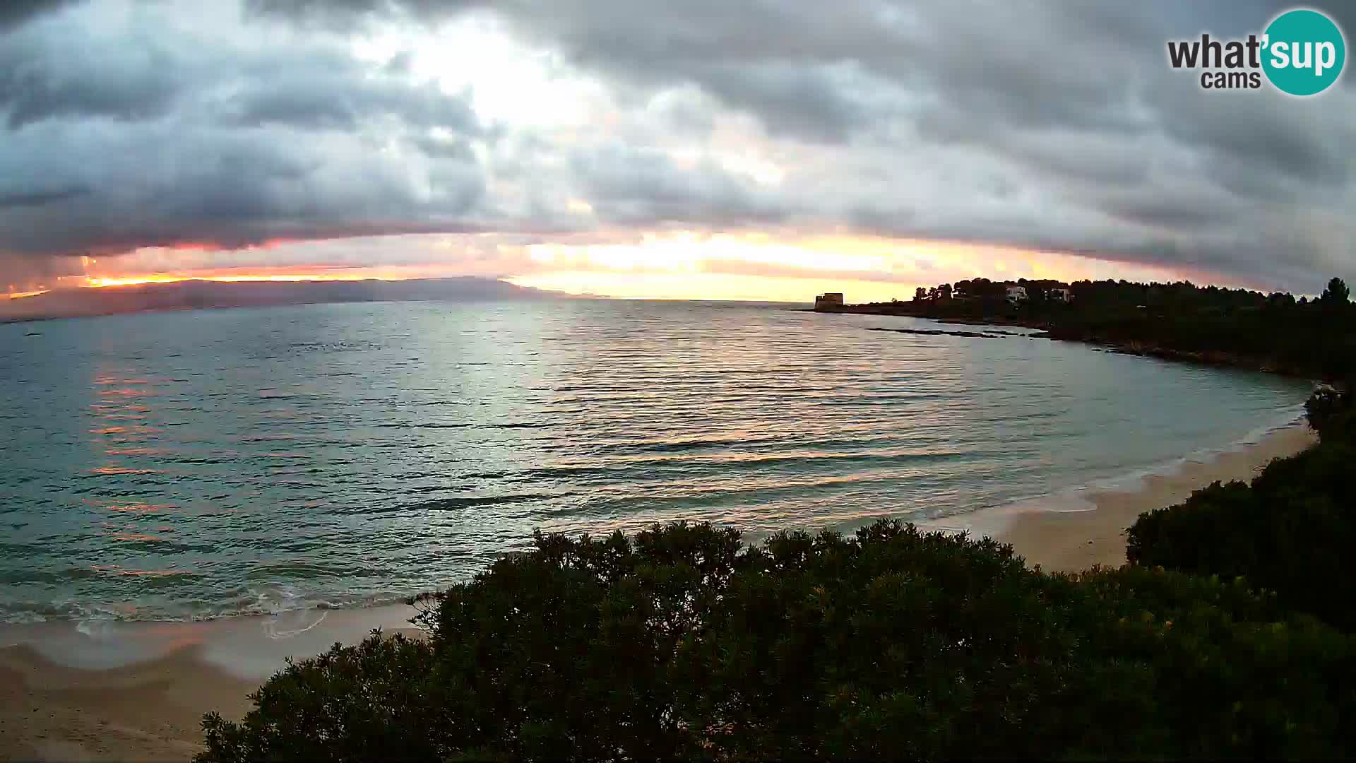Web kamera plaža Lazzaretto | Alghero | Sardinija