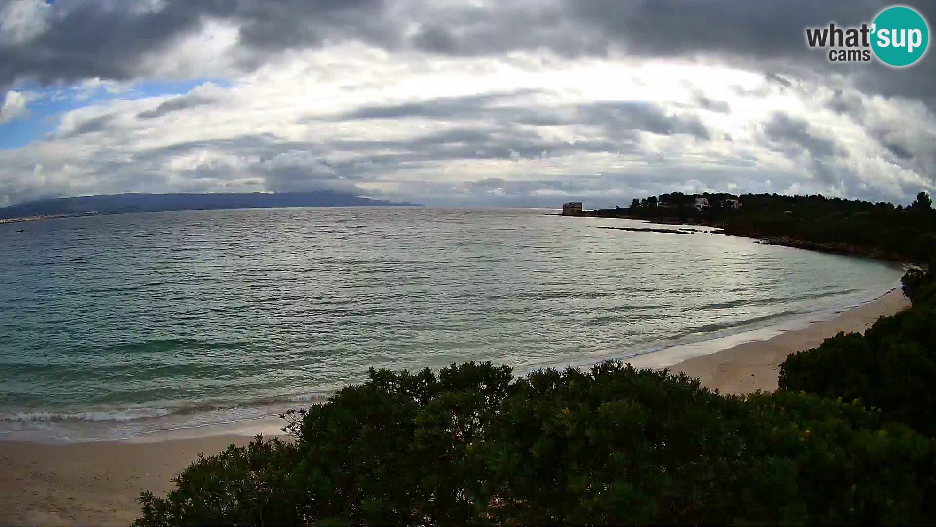 Web kamera plaža Lazzaretto | Alghero | Sardinija