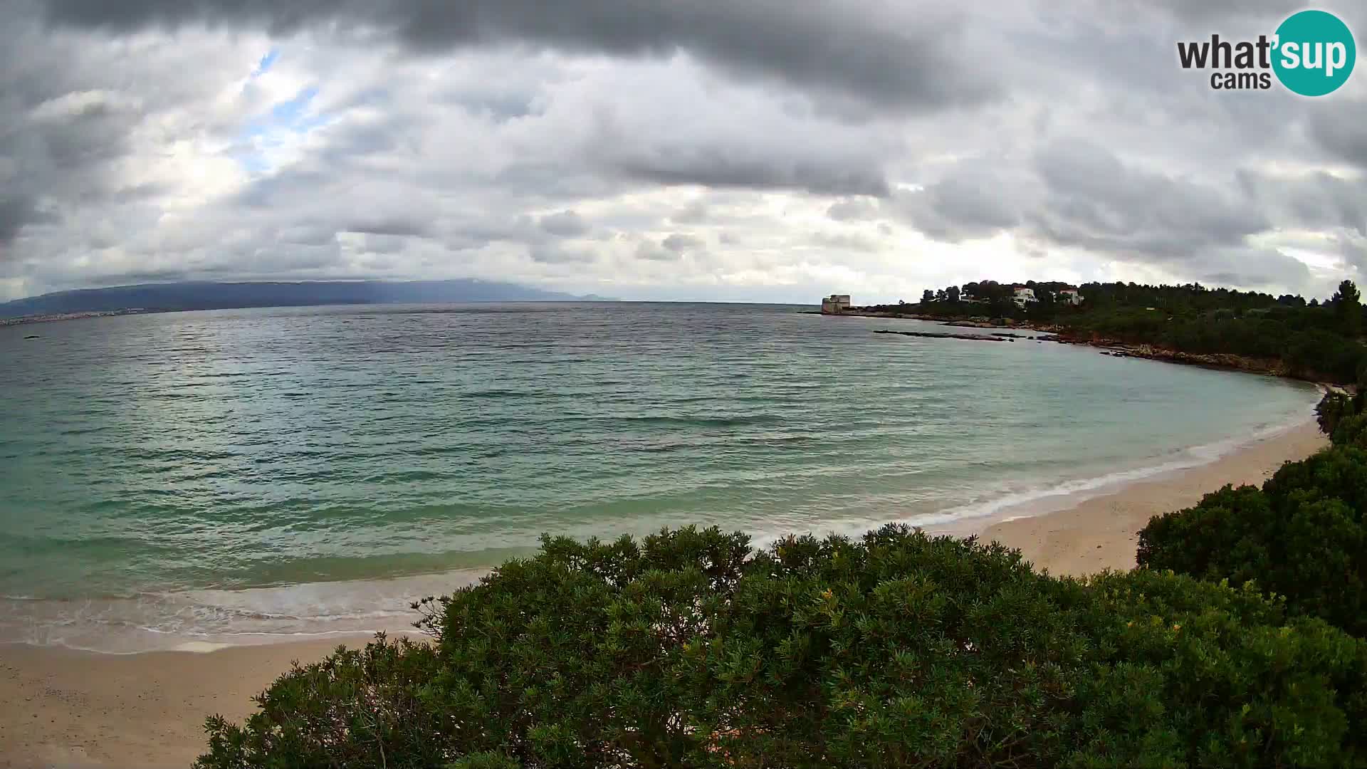 Web kamera plaža Lazzaretto | Alghero | Sardinija