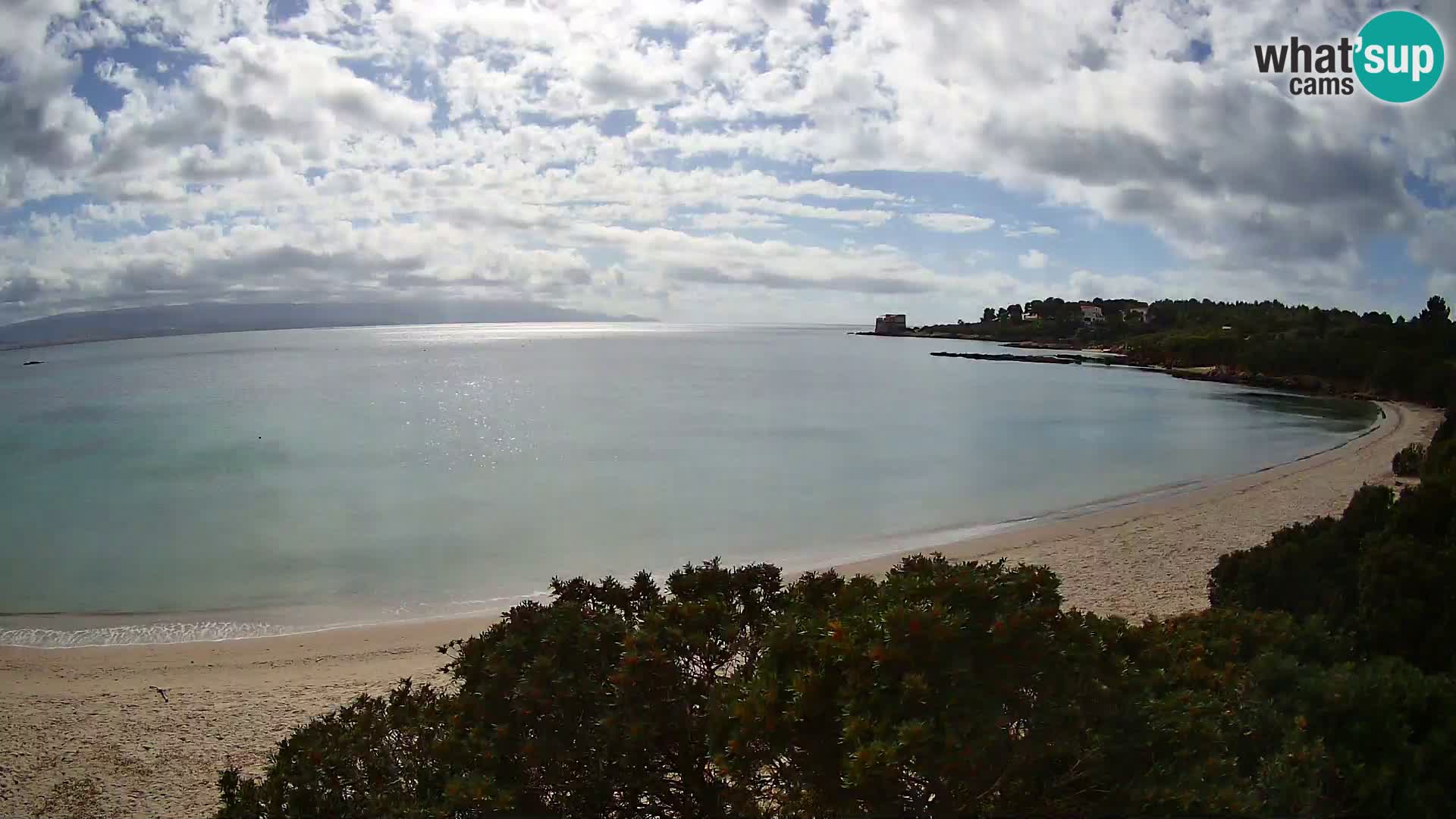 Kamera plaža Lazzaretto | Alghero | Sardinija