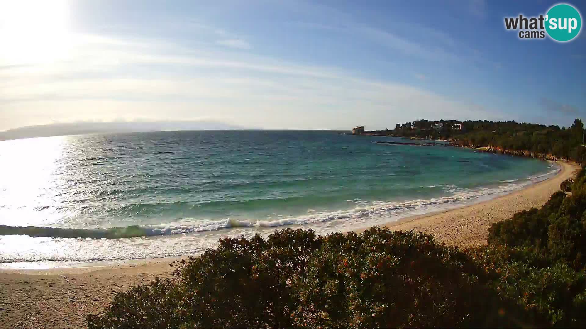 Webcam Lazzaretto beach | Alghero | Sardinia