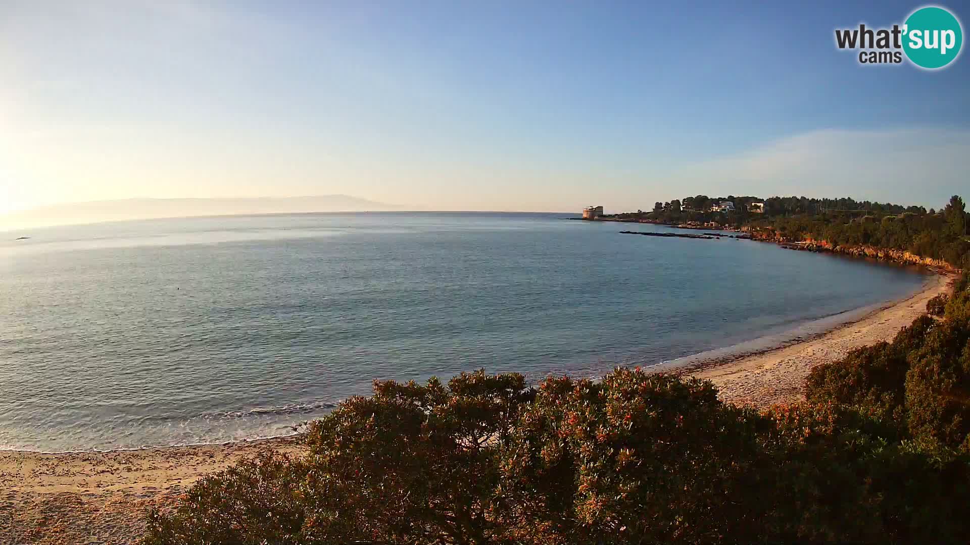 Webcam Lazzaretto beach | Alghero | Sardinia