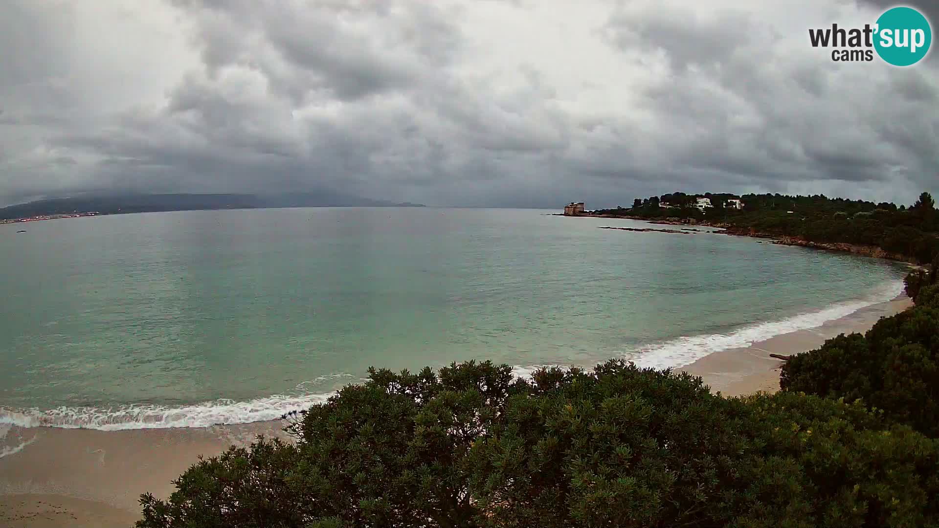 Kamera plaža Lazzaretto | Alghero | Sardinija