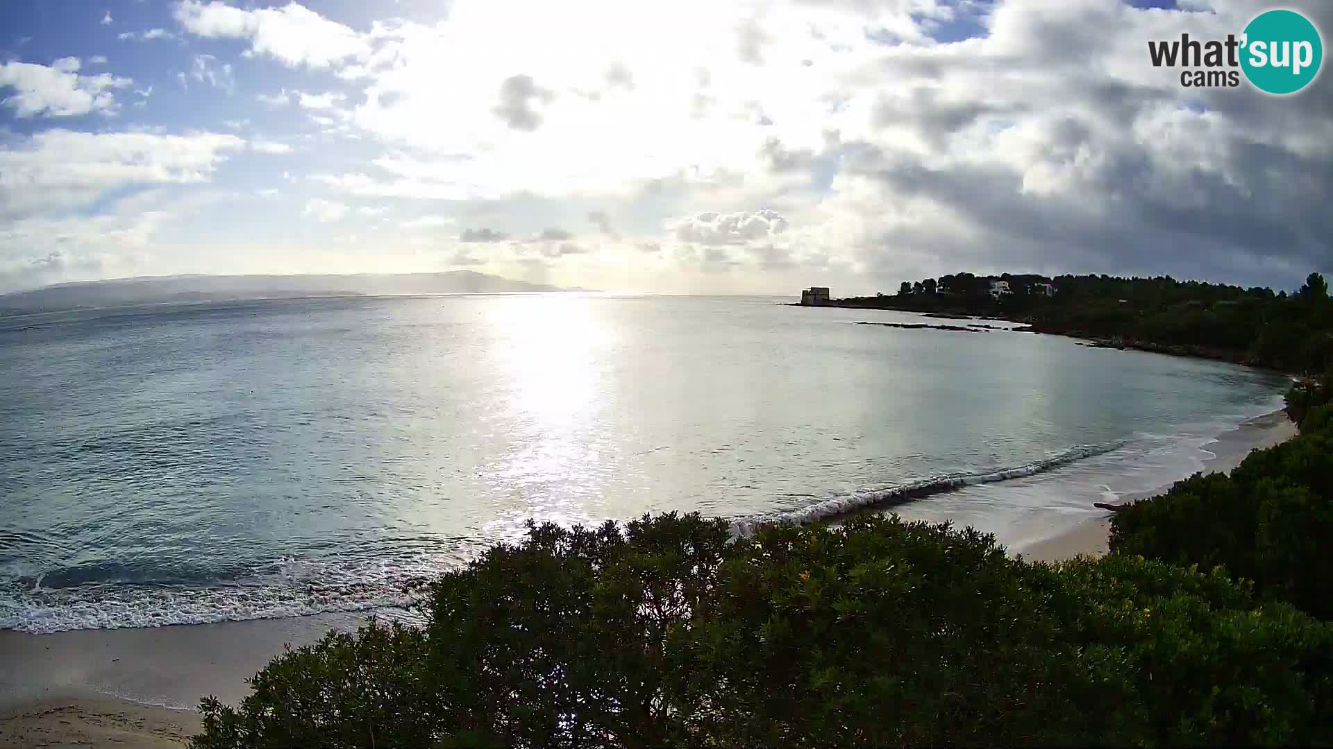 Webcam Lazzaretto beach | Alghero | Sardinia