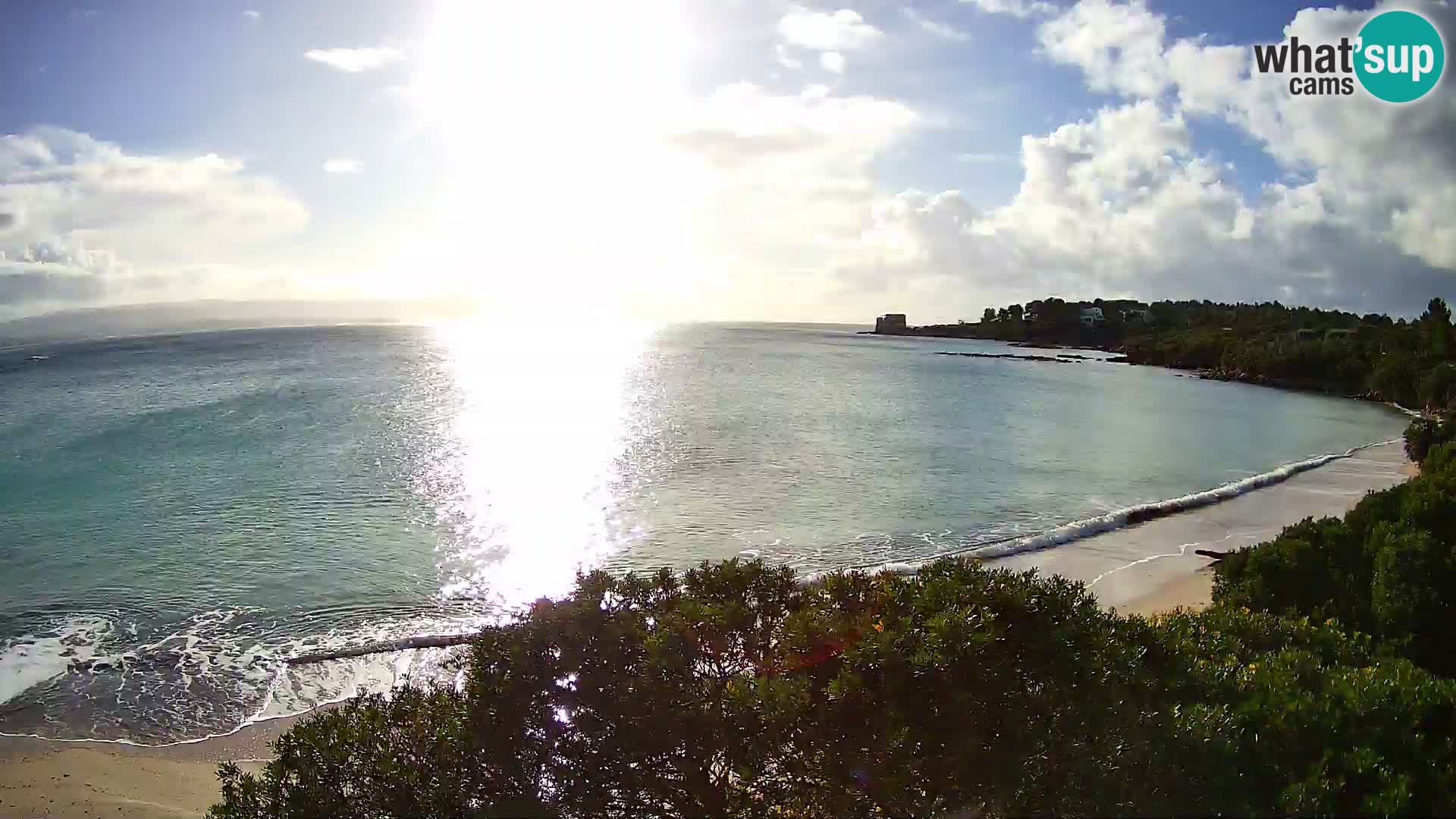 Webcam Lazzaretto Strand | Alghero | Sardinien